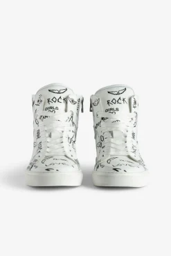 Formateurs^Zadig & Voltaire Baskets Montantes Zv1747 High Flash