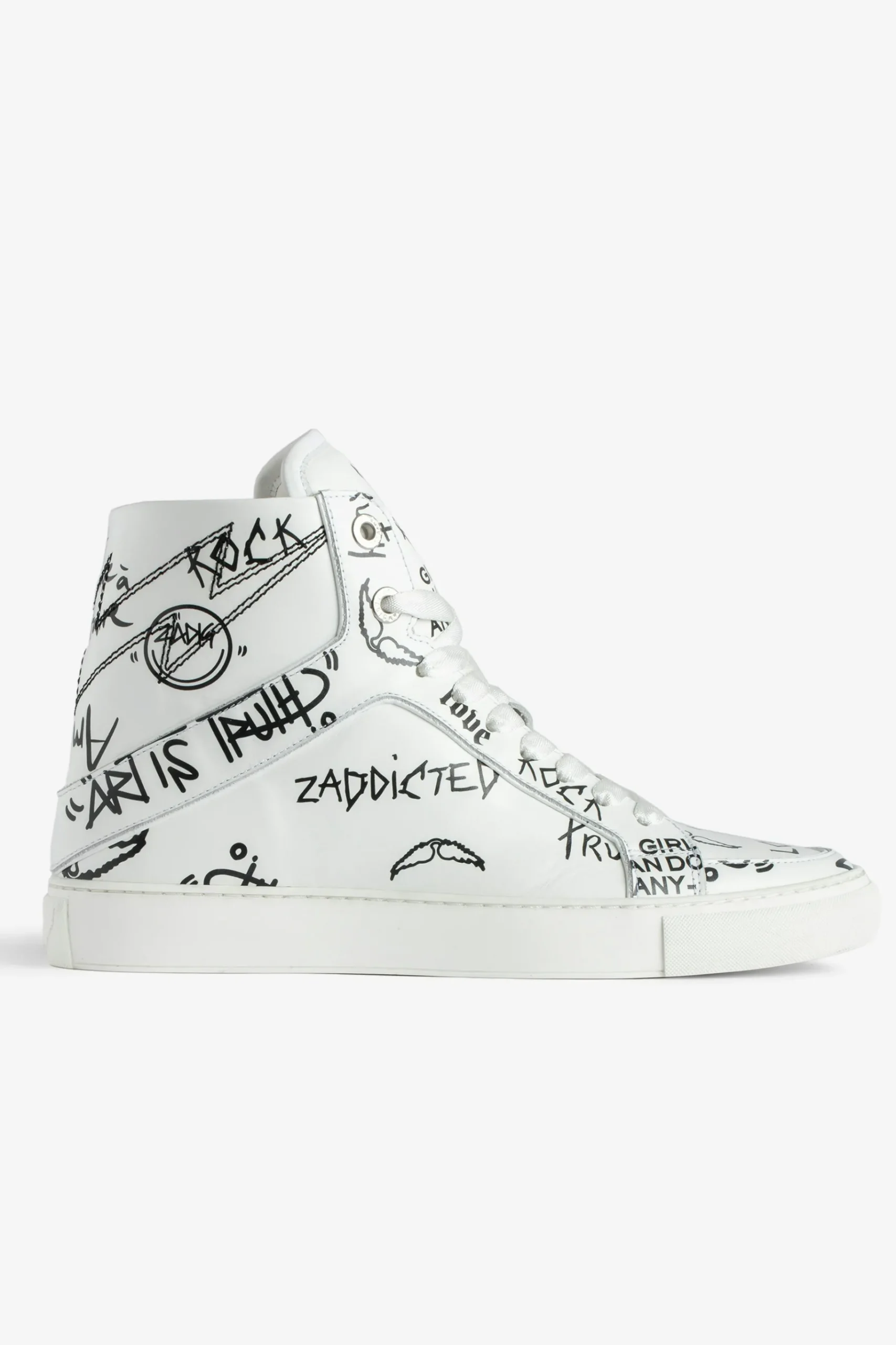 Formateurs^Zadig & Voltaire Baskets Montantes Zv1747 High Flash