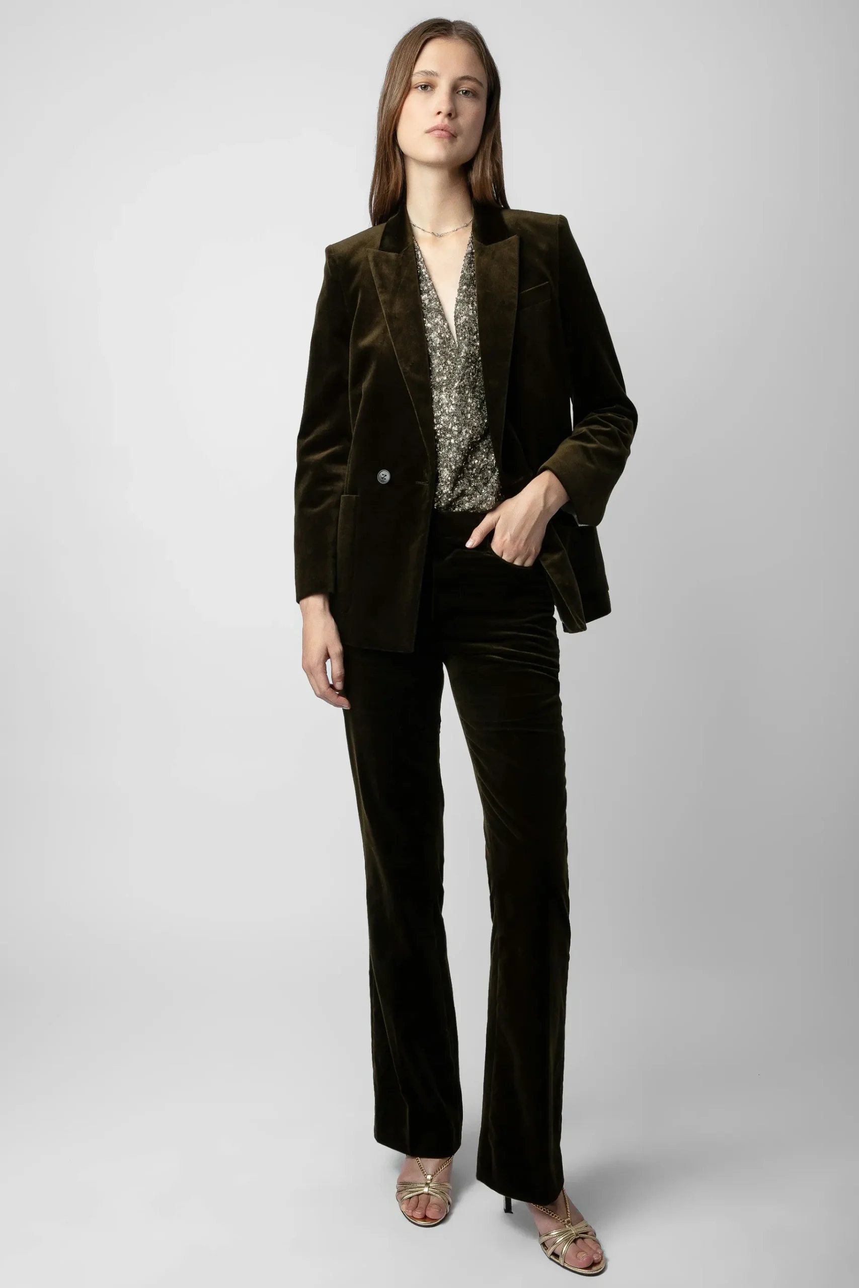 Vestes^Zadig & Voltaire Blazer En Velours Visko
