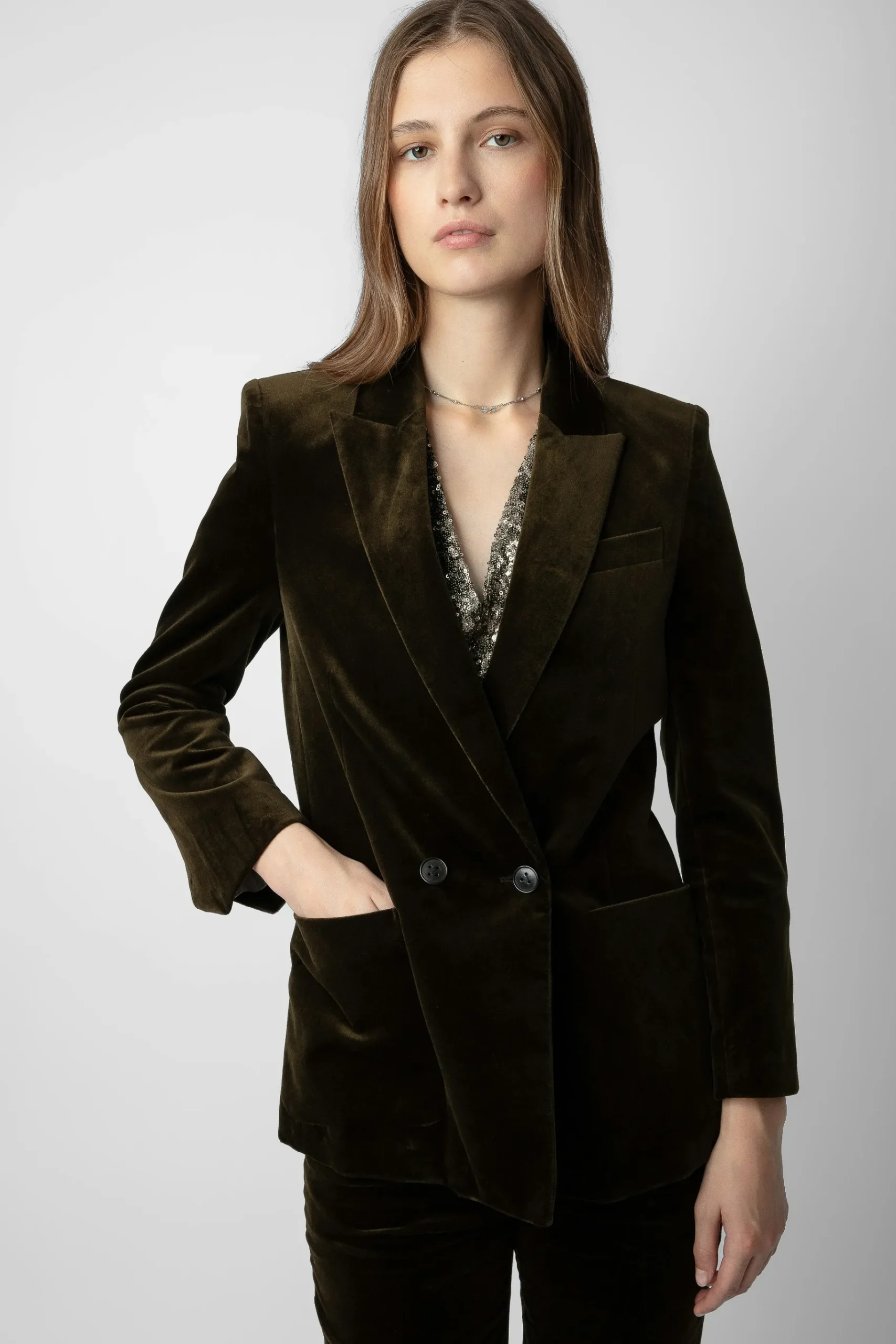 Vestes^Zadig & Voltaire Blazer En Velours Visko