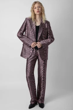 Costumes^Zadig & Voltaire Blazer Jacquard Leopard Vegy