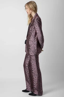 Costumes^Zadig & Voltaire Blazer Jacquard Leopard Vegy