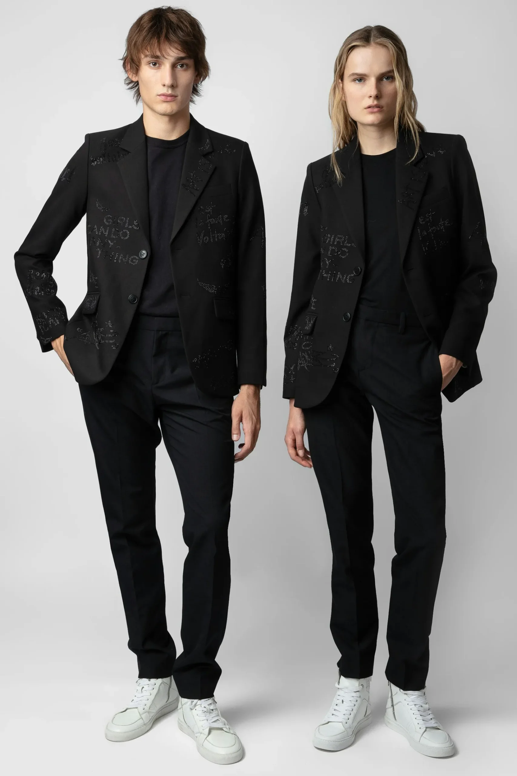 Unisexe^Zadig & Voltaire Blazer Vanille A Strass