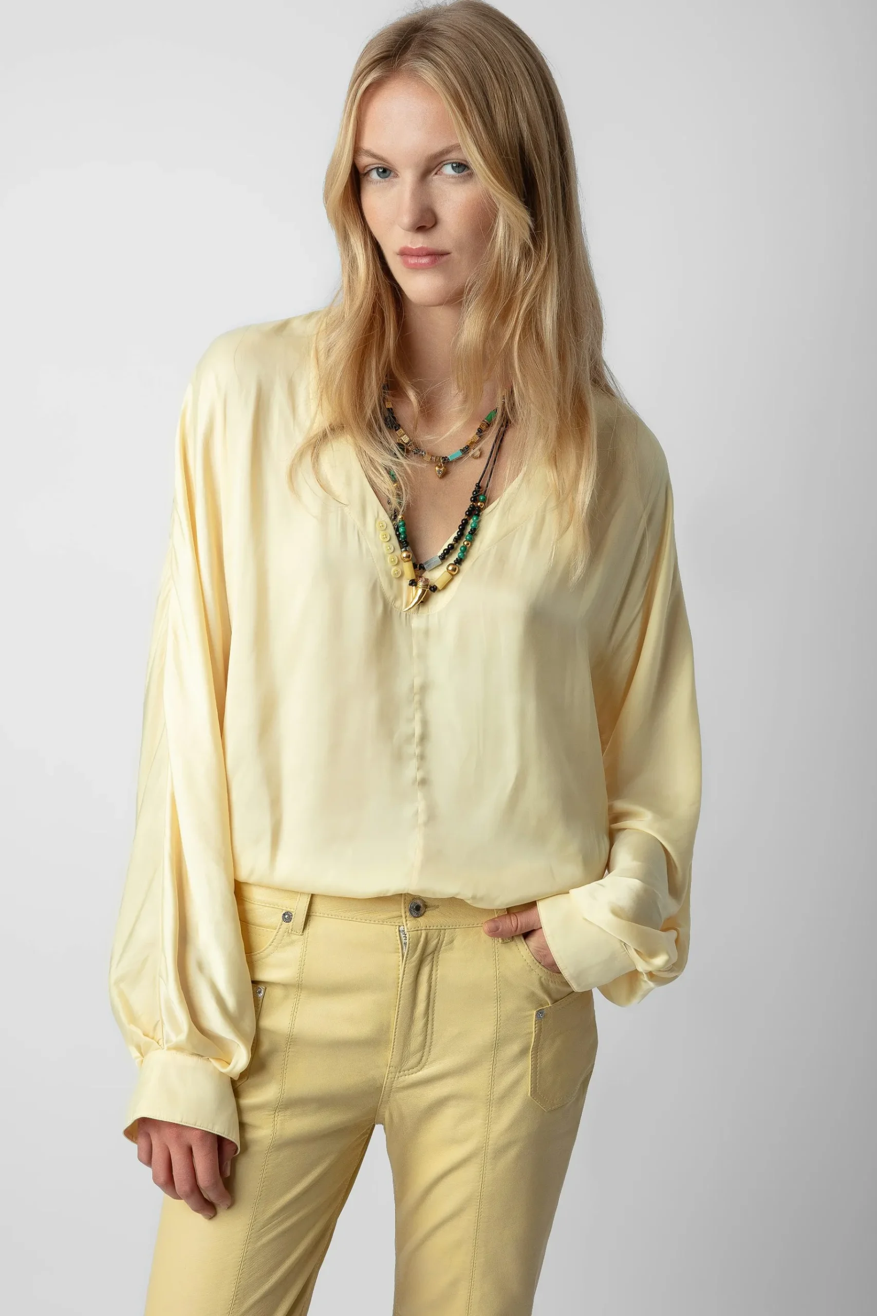 Chemises Et Hauts^Zadig & Voltaire Blouse En Satin Tonastir