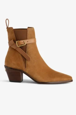Bottes^Zadig & Voltaire Bottines En Daim Tyler