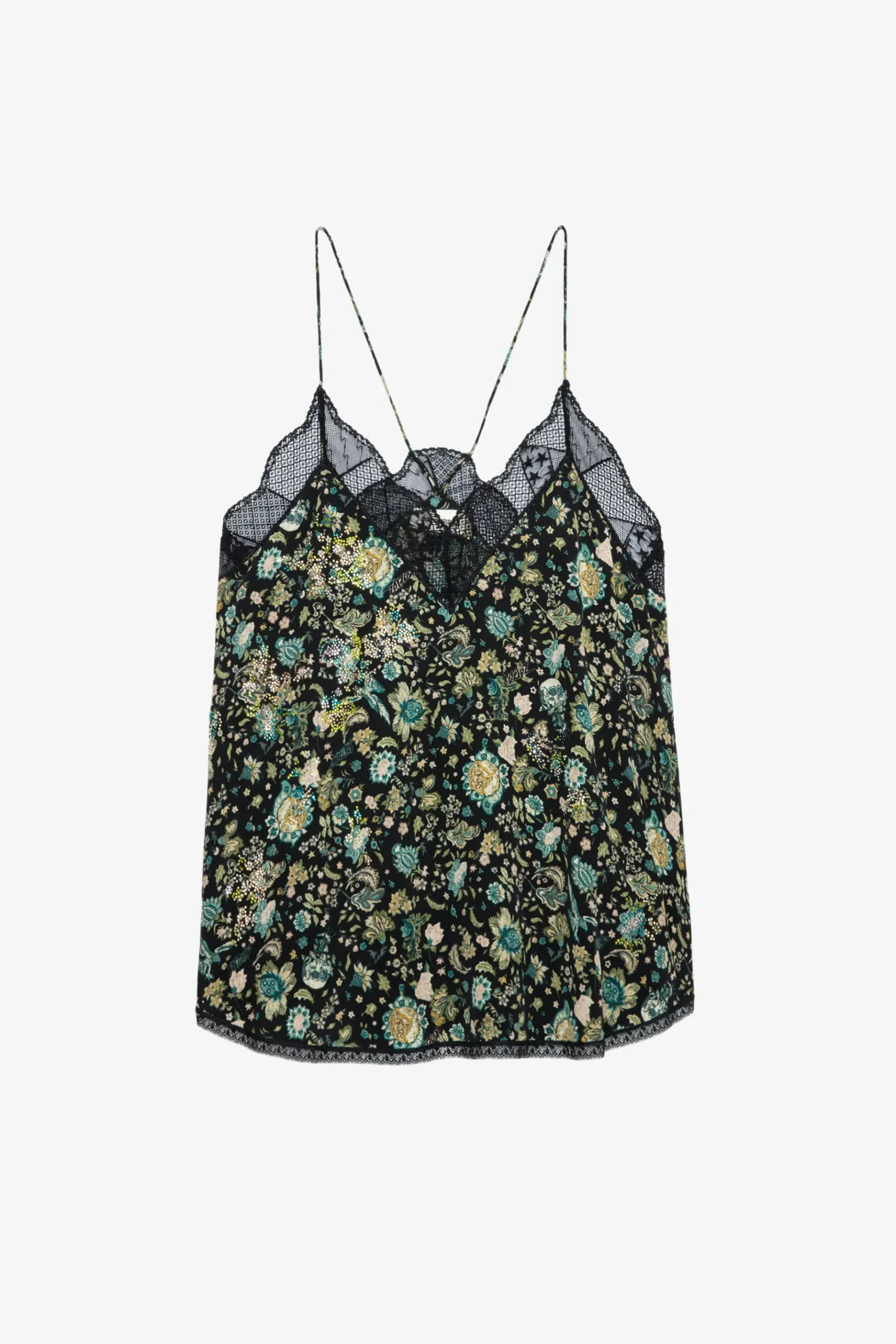 Chemises Et Hauts^Zadig & Voltaire Caraco En Soie A Strass Christy