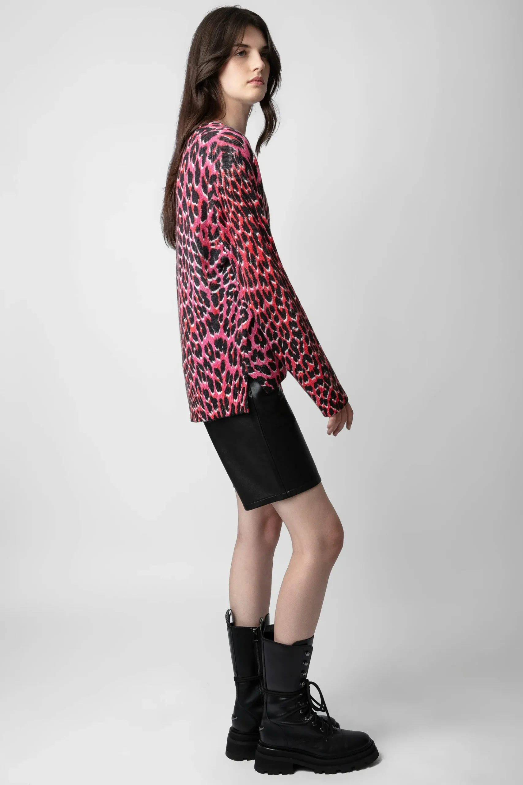 Pulls Et Gilets^Zadig & Voltaire Cardigan En Cachemire Leopard Mirka