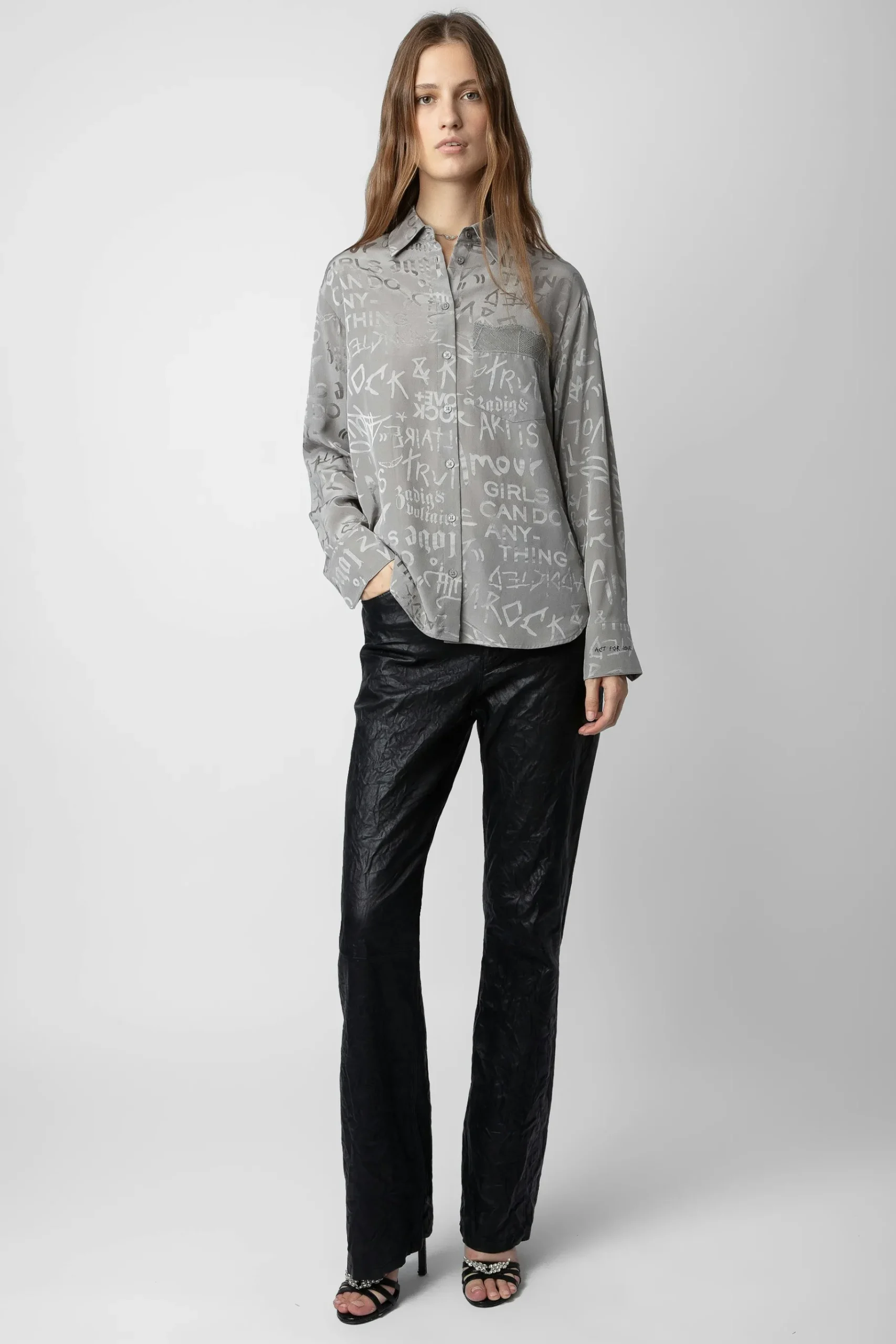Chemises Et Hauts^Zadig & Voltaire Chemise En Soie Jacquard Morning