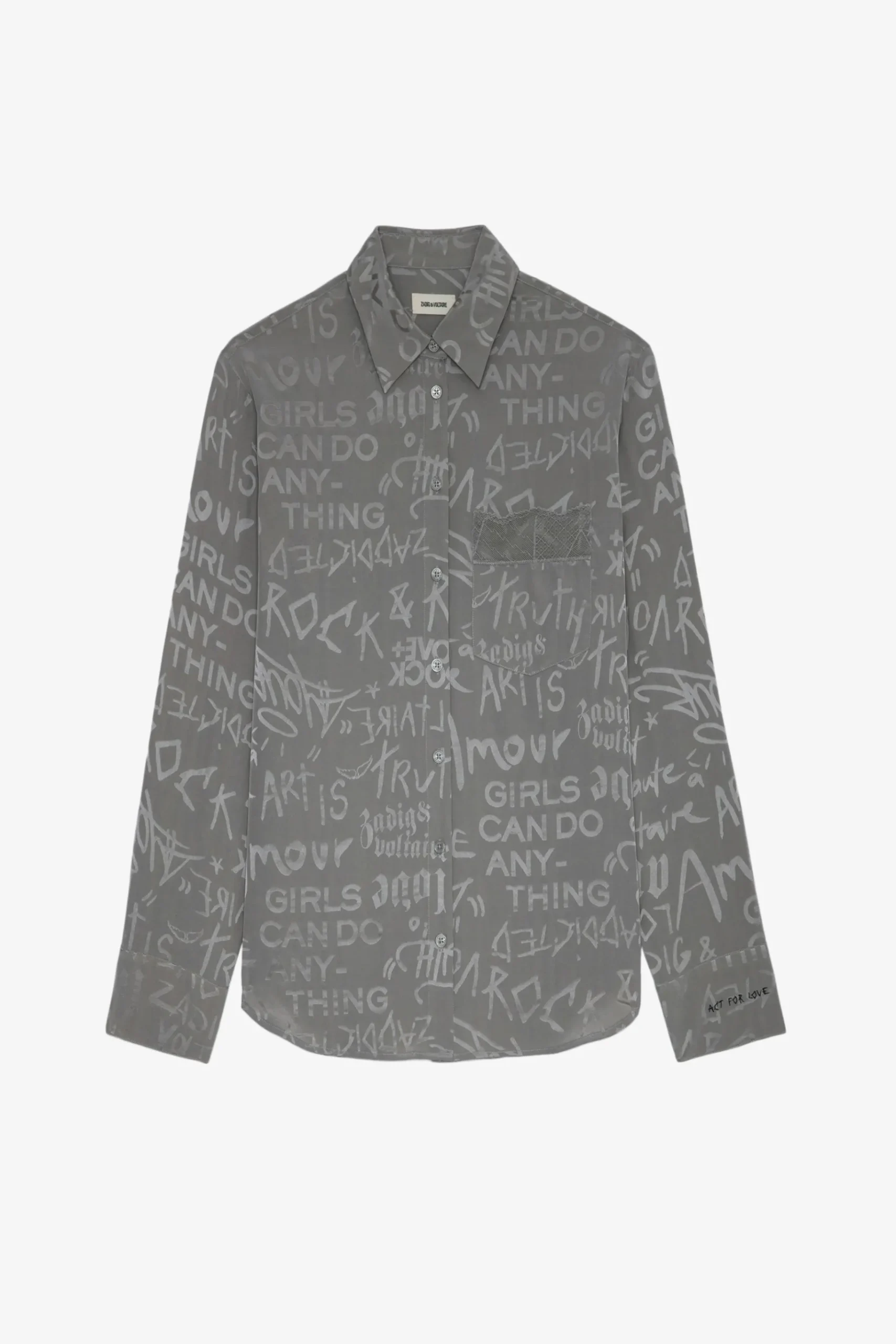Chemises Et Hauts^Zadig & Voltaire Chemise En Soie Jacquard Morning