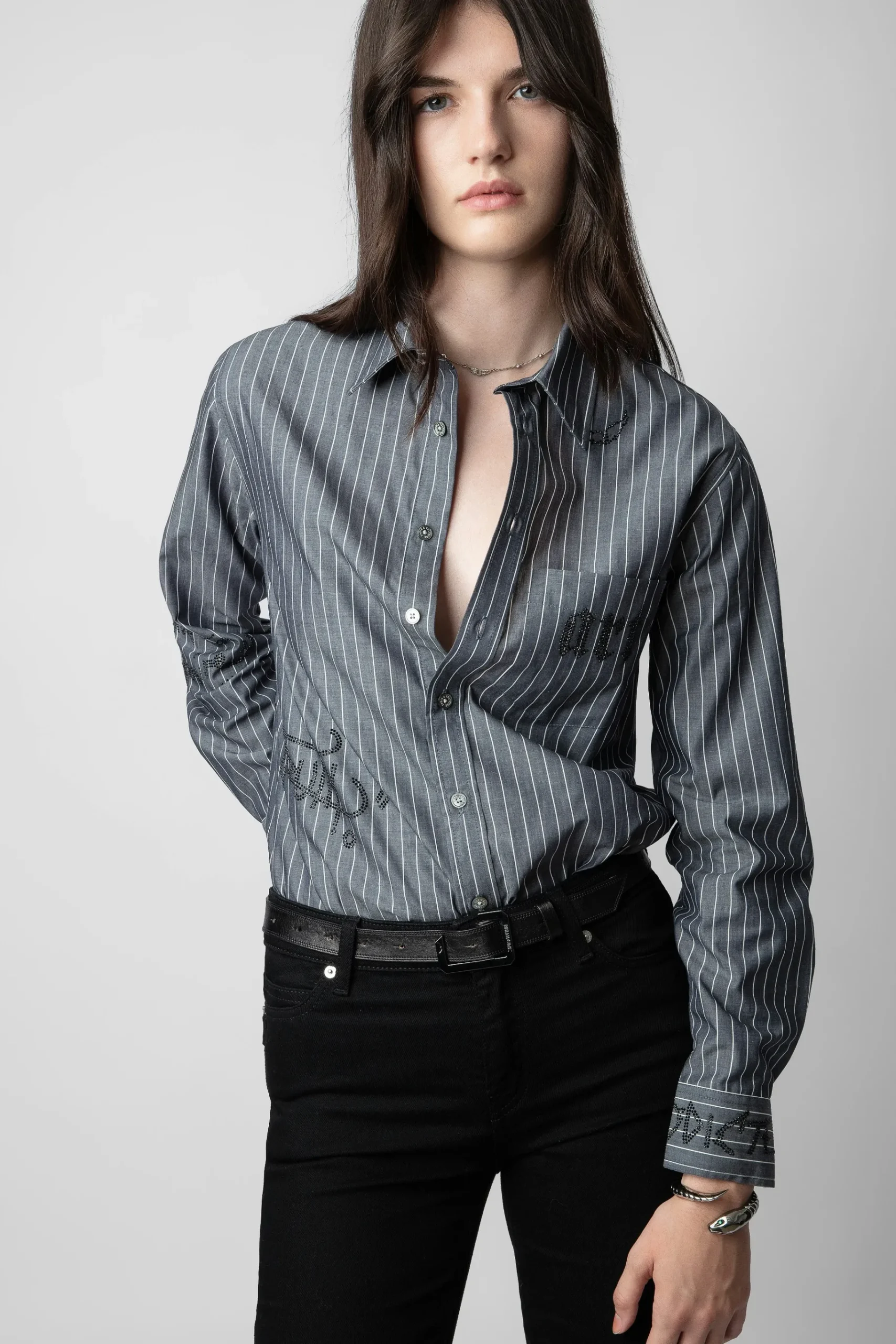 Chemises Et Hauts^Zadig & Voltaire Chemise Taskiz Diamantee