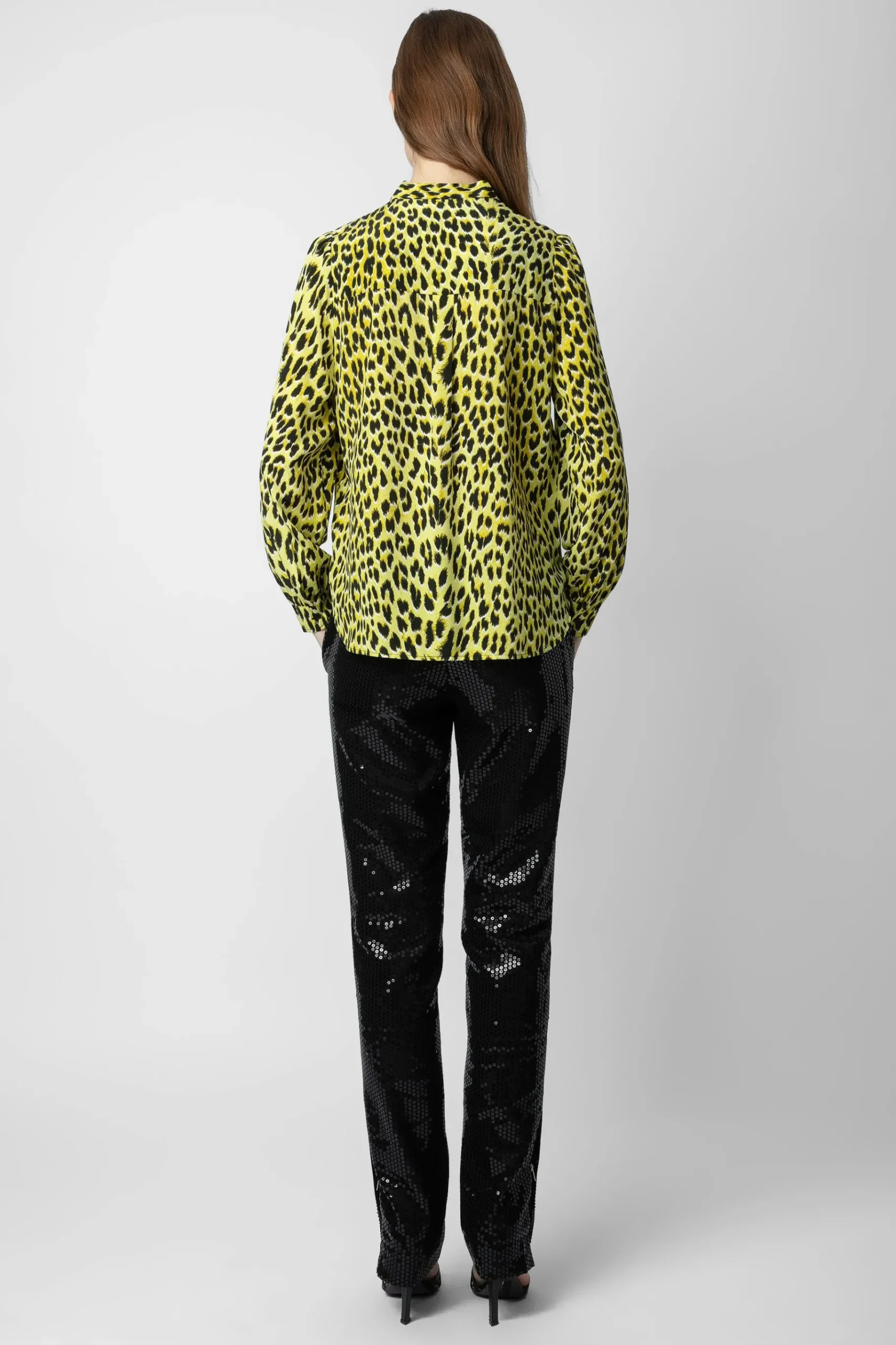 Chemises Et Hauts^Zadig & Voltaire Chemisier En Soie Leopard Taos