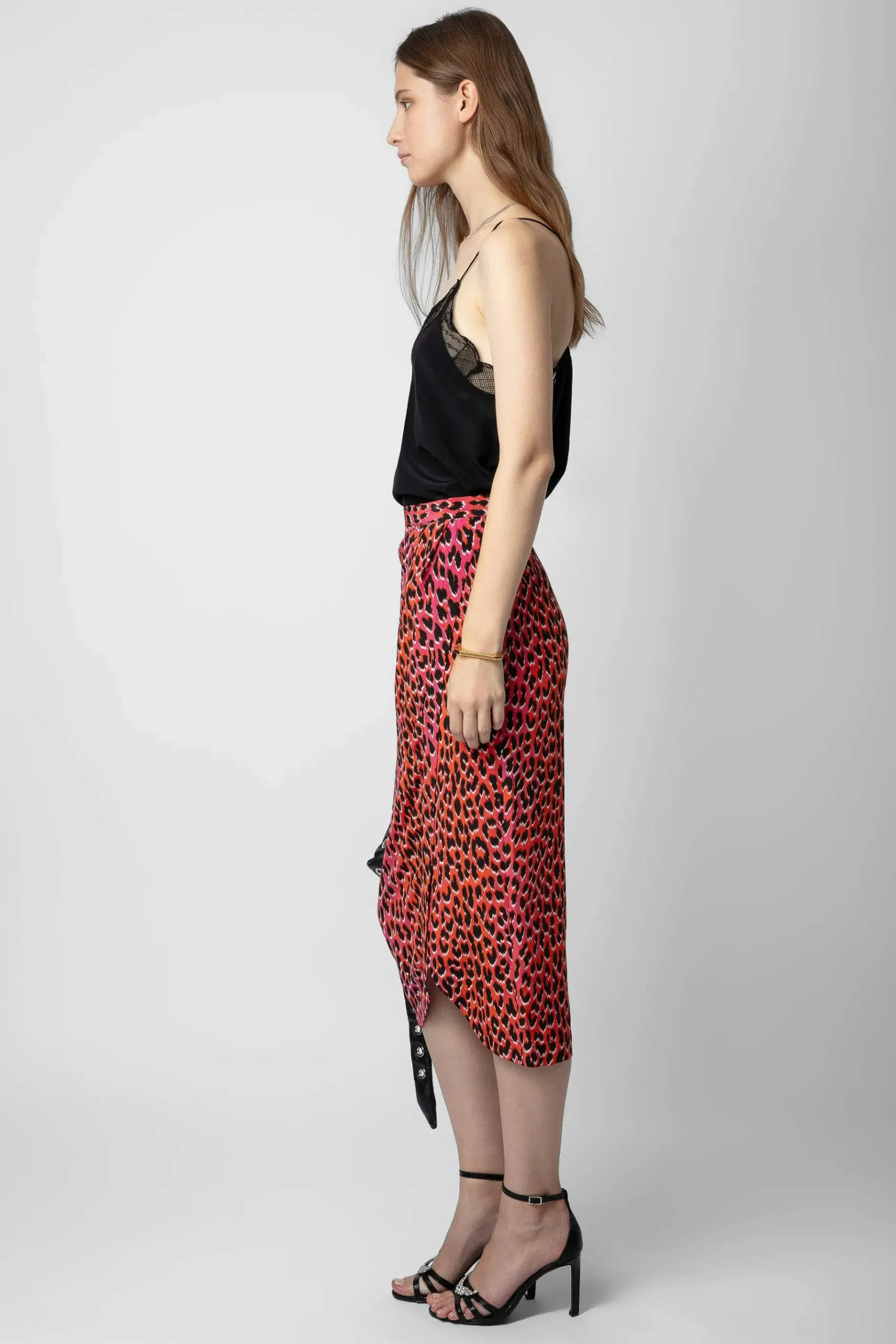 Robes Et Jupes^Zadig & Voltaire Jupe En Soie Leopard Jamelia
