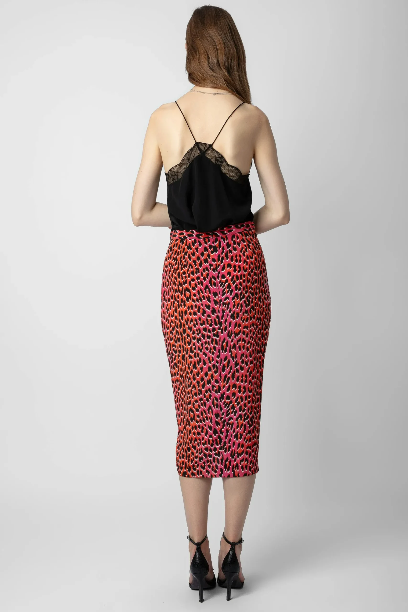 Robes Et Jupes^Zadig & Voltaire Jupe En Soie Leopard Jamelia