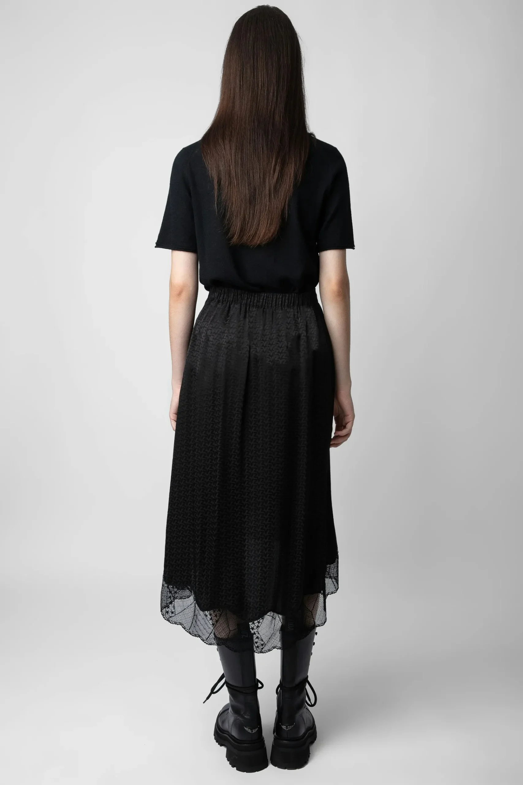 Robes Et Jupes^Zadig & Voltaire Jupe Joslin Jacquard Zv Modele 3D