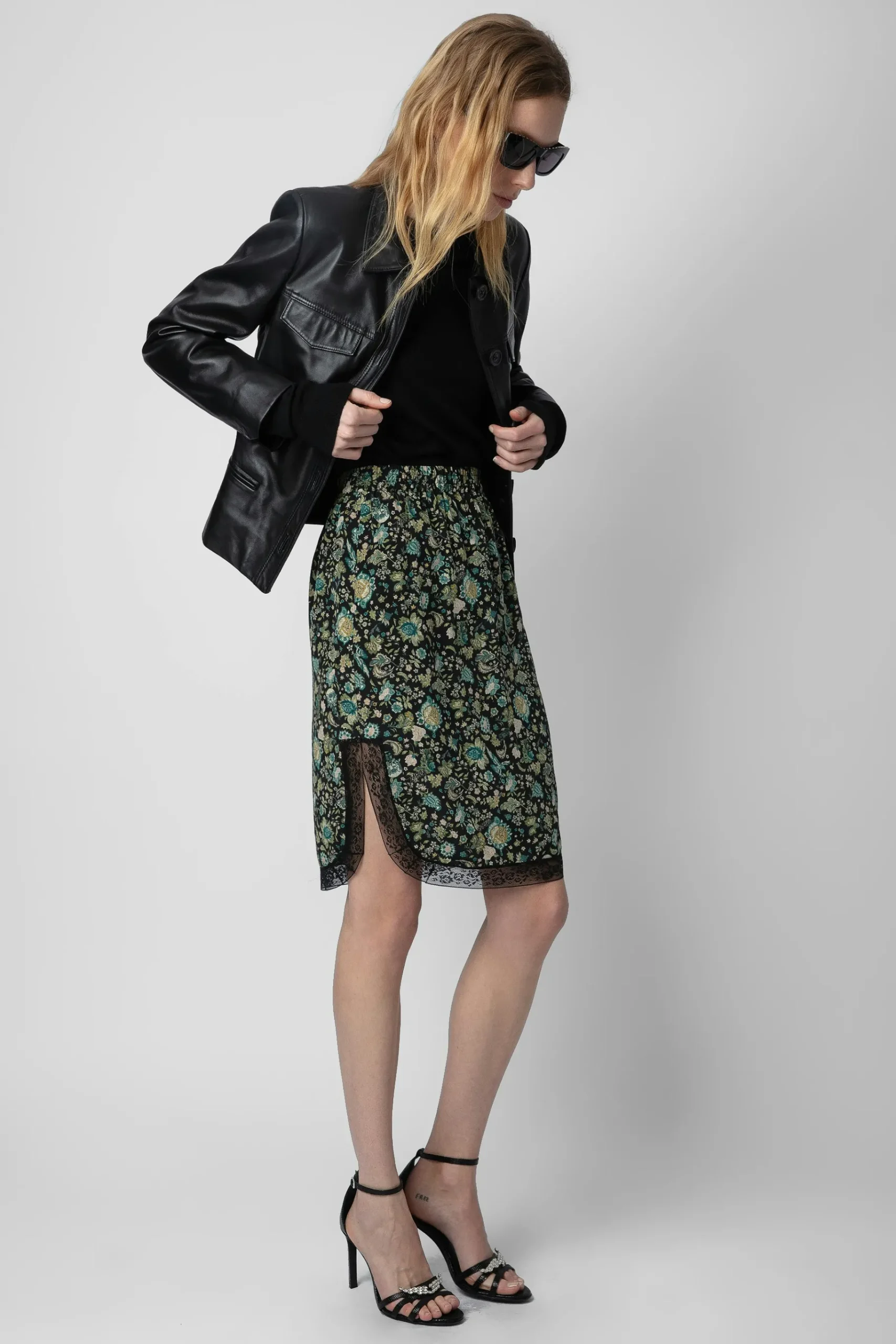 Robes Et Jupes^Zadig & Voltaire Jupe Jozy En Soie