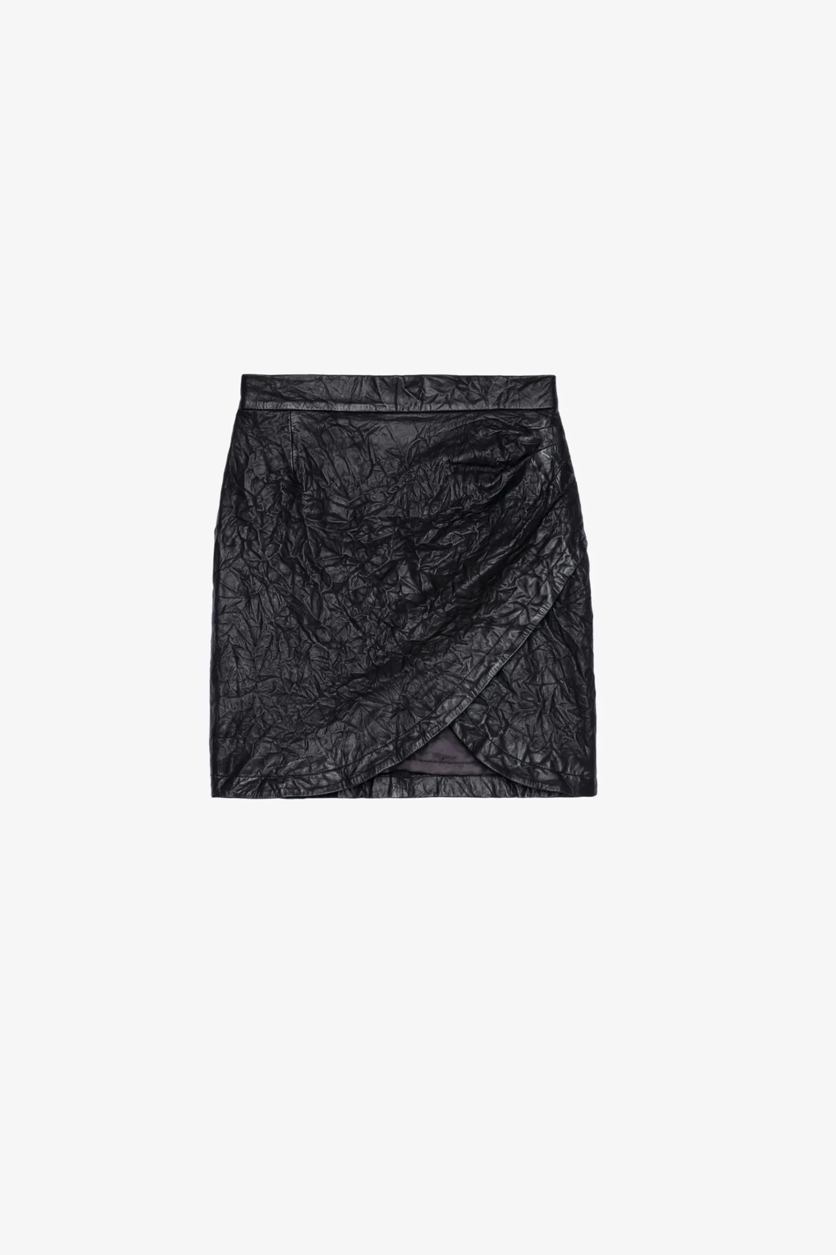 Robes Et Jupes^Zadig & Voltaire Jupe Julipe En Cuir Froisse