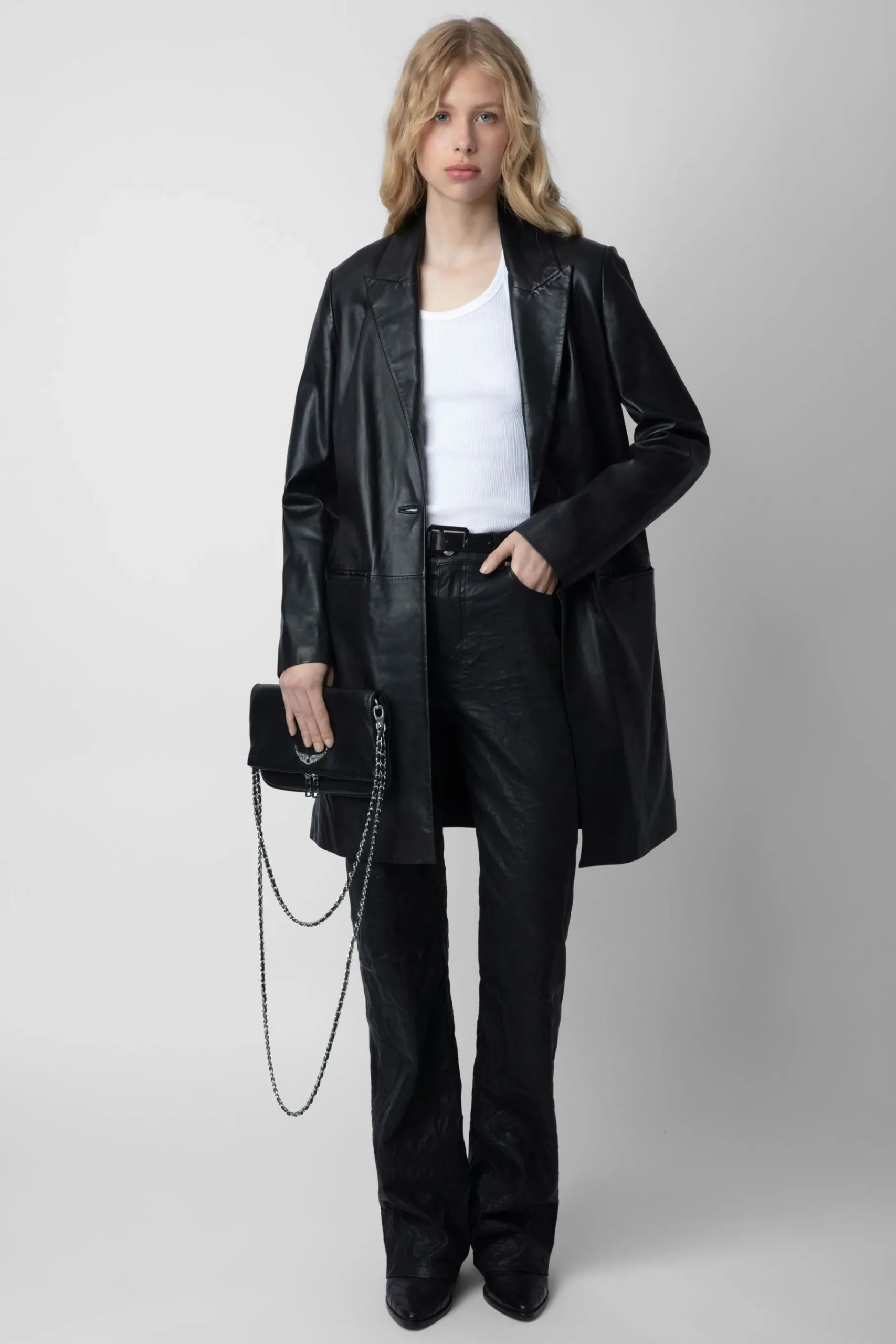 Manteaux Et Vestes^Zadig & Voltaire Manteau En Cuir Monarque