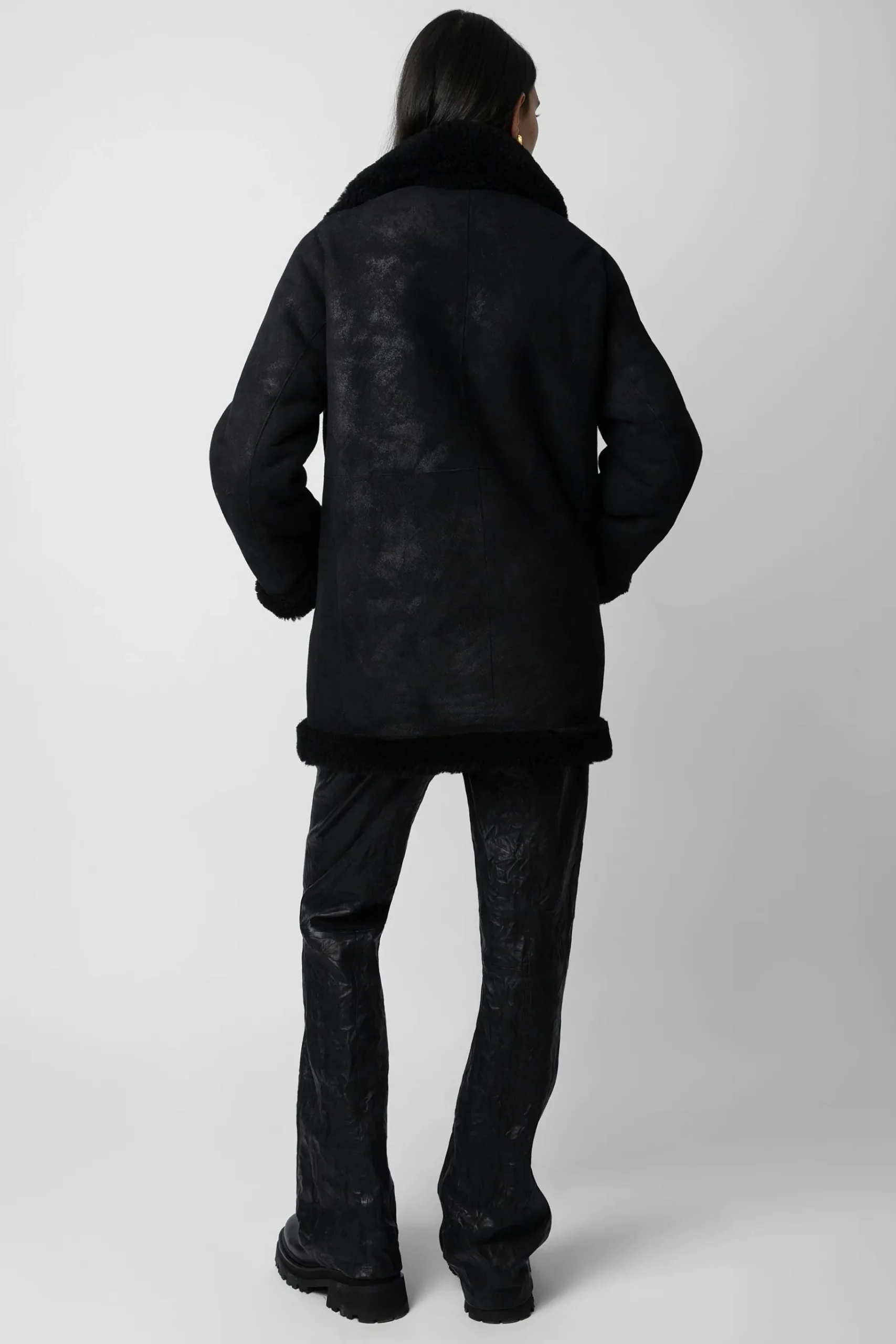 Manteaux Et Vestes^Zadig & Voltaire Manteau En Peau De Mouton Magdas En Cuir