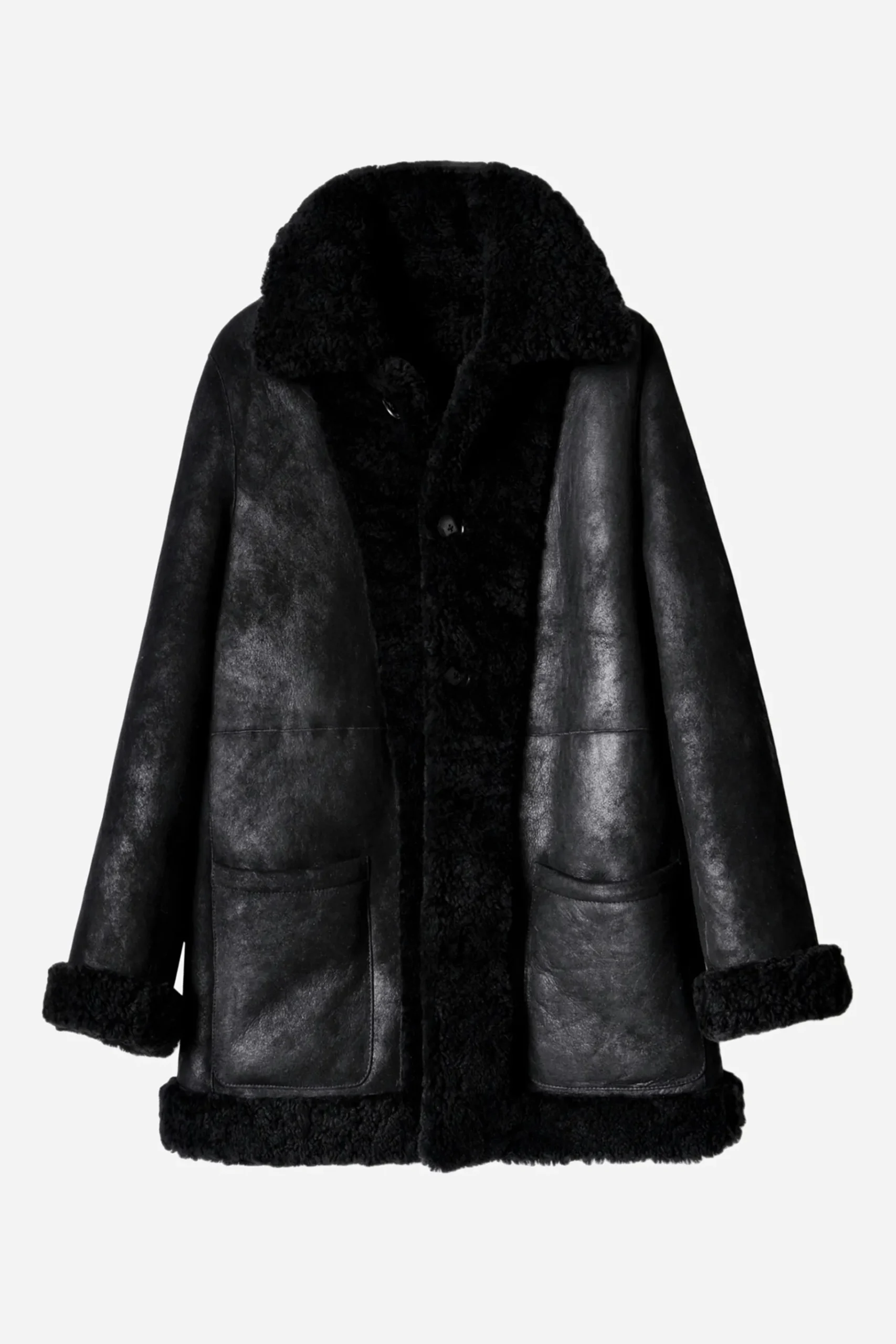 Manteaux Et Vestes^Zadig & Voltaire Manteau En Peau De Mouton Magdas En Cuir