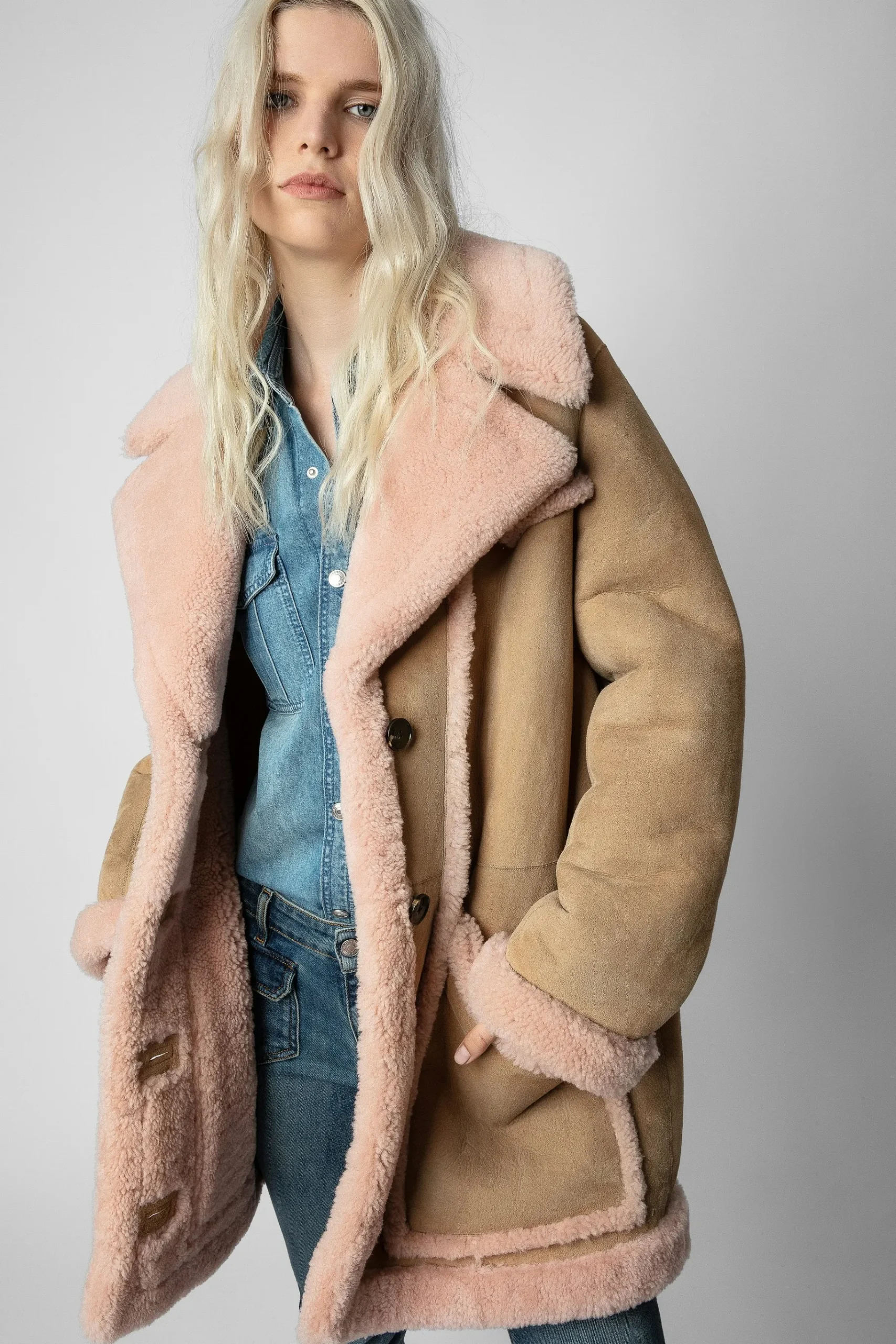 Manteaux Et Vestes^Zadig & Voltaire Manteau Laury En Peau De Mouton