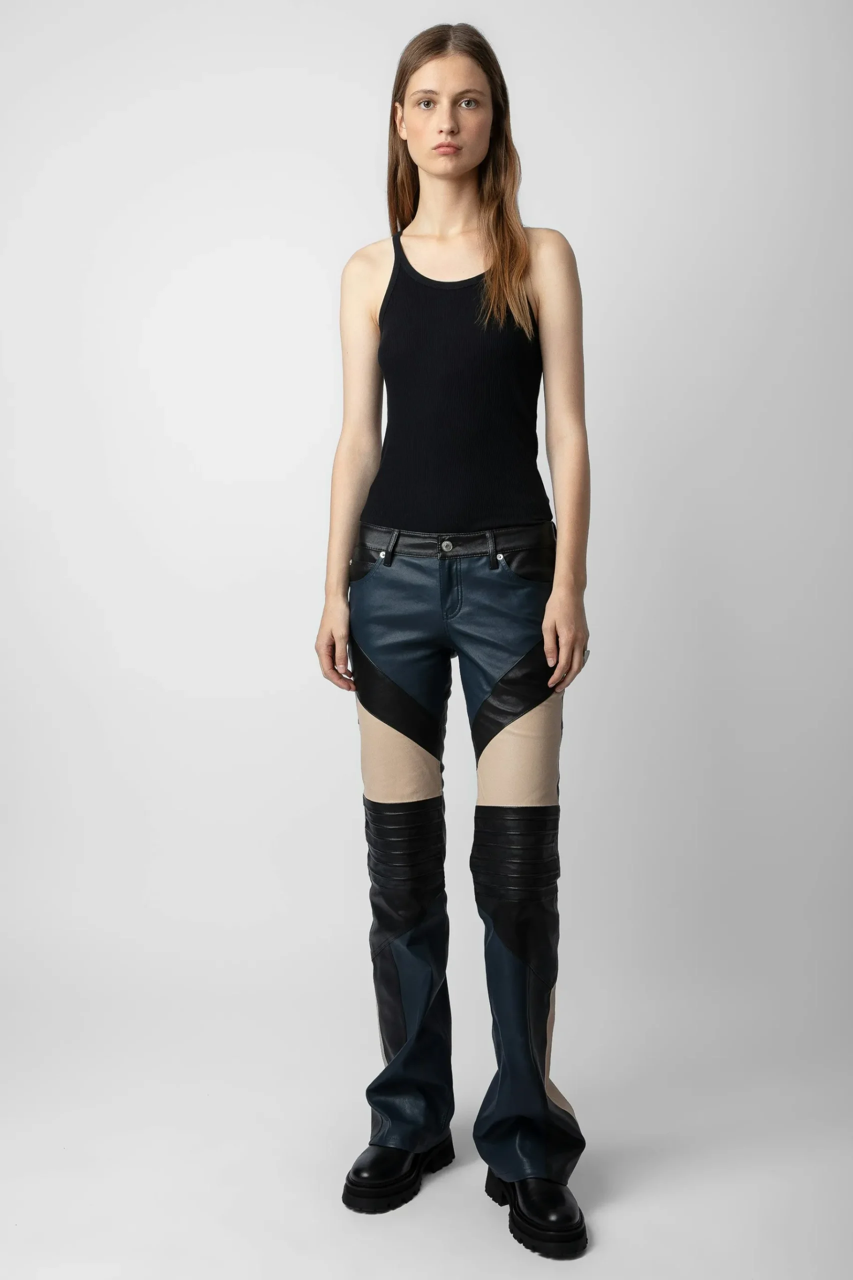 Pantalons Et Shorts^Zadig & Voltaire Pantalon En Cuir Paulin