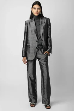 Costumes^Zadig & Voltaire Pantalon En Jacquard A Pompons