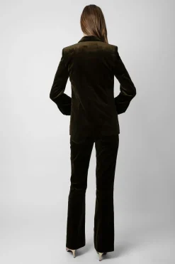Costumes^Zadig & Voltaire Pantalon En Velours Pistolet