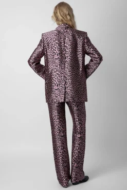 Costumes^Zadig & Voltaire Pantalon Jacquard Leopard Pomy
