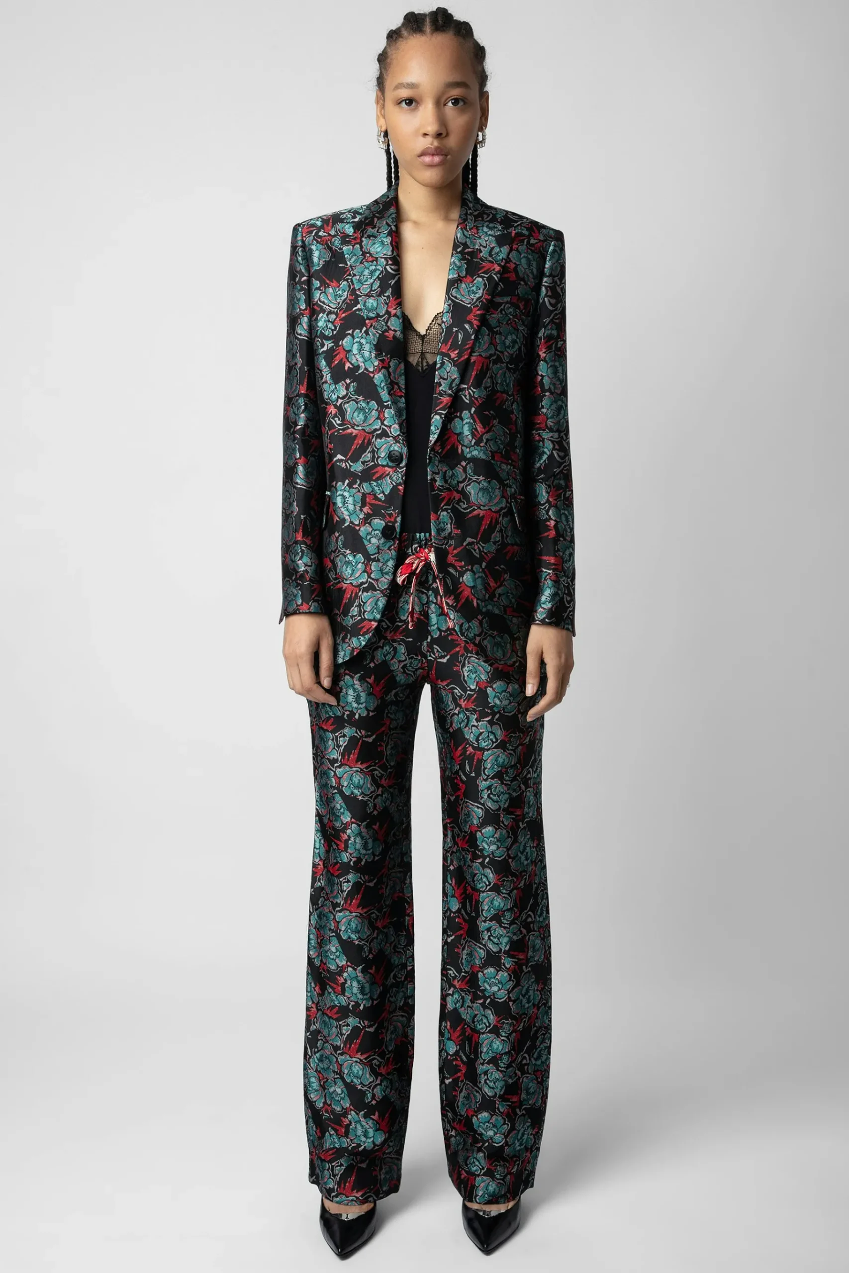 Costumes^Zadig & Voltaire Pantalon Pomy Thunder Jacquard