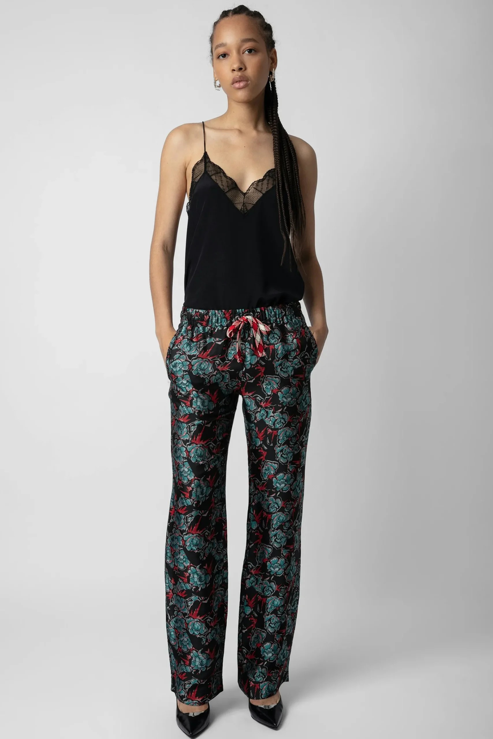 Costumes^Zadig & Voltaire Pantalon Pomy Thunder Jacquard