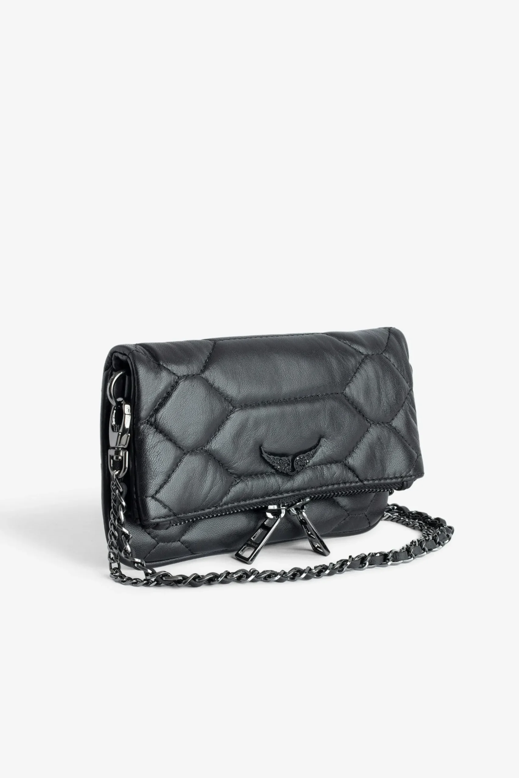 Mini-Sacs^Zadig & Voltaire Pochette En Cuir Matelasse Rock Nano