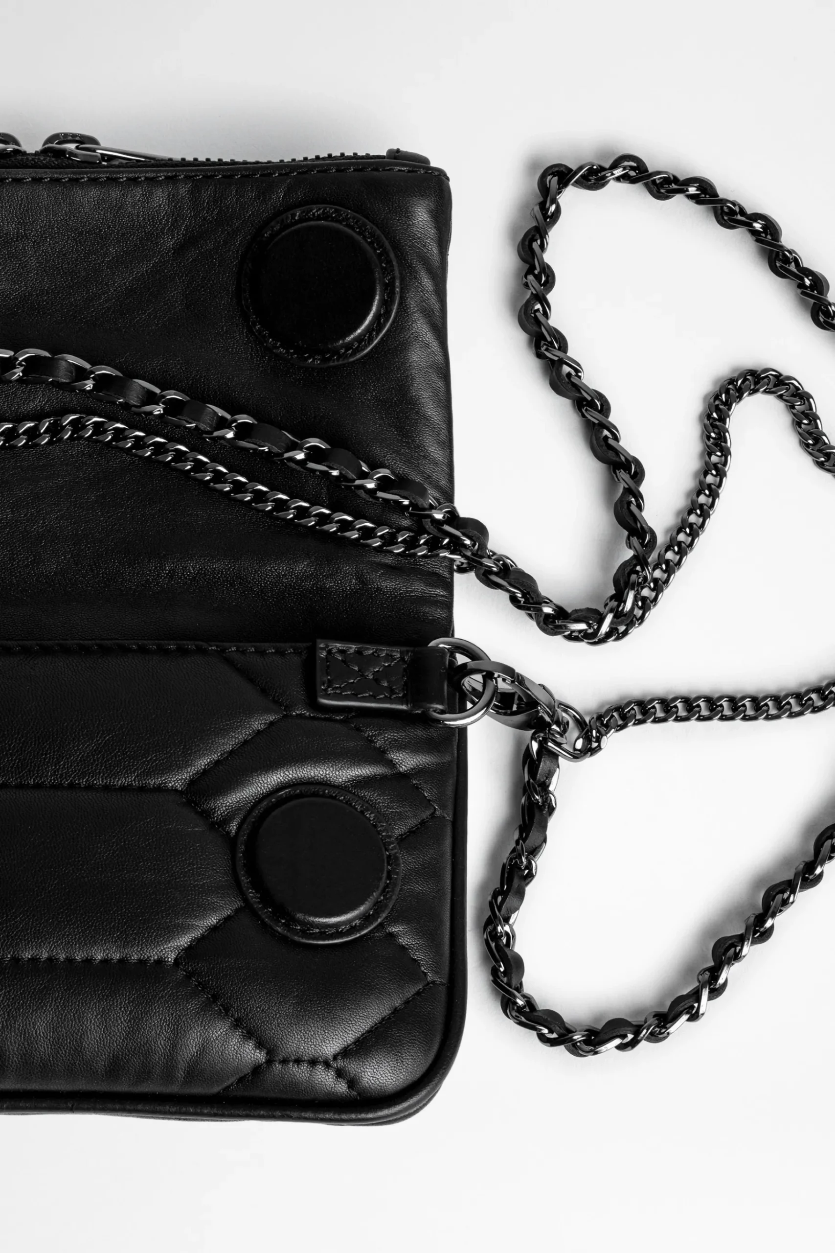 Mini-Sacs^Zadig & Voltaire Pochette En Cuir Matelasse Rock Nano