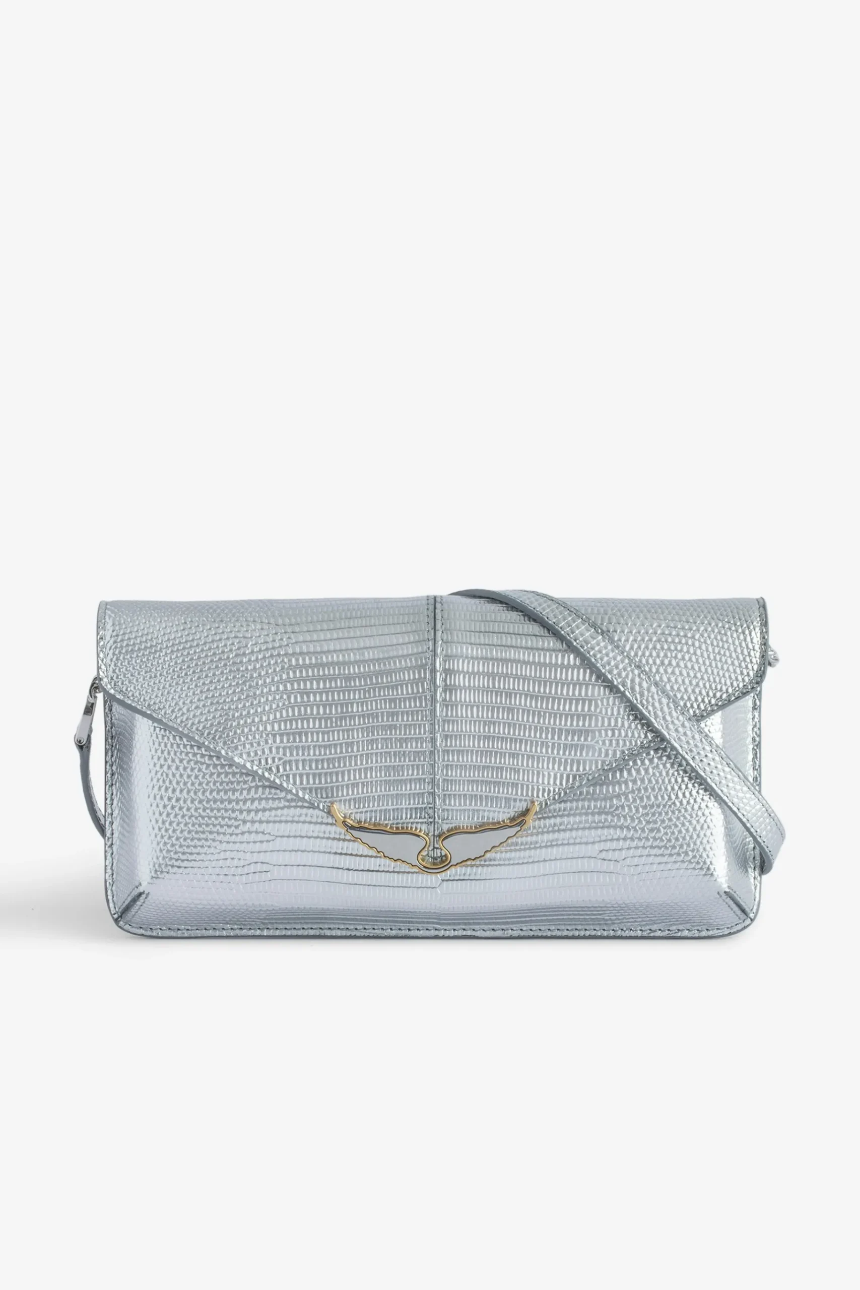 Sacs A Bandoulière^Zadig & Voltaire Pochette Metallisee Gaufree Borderline