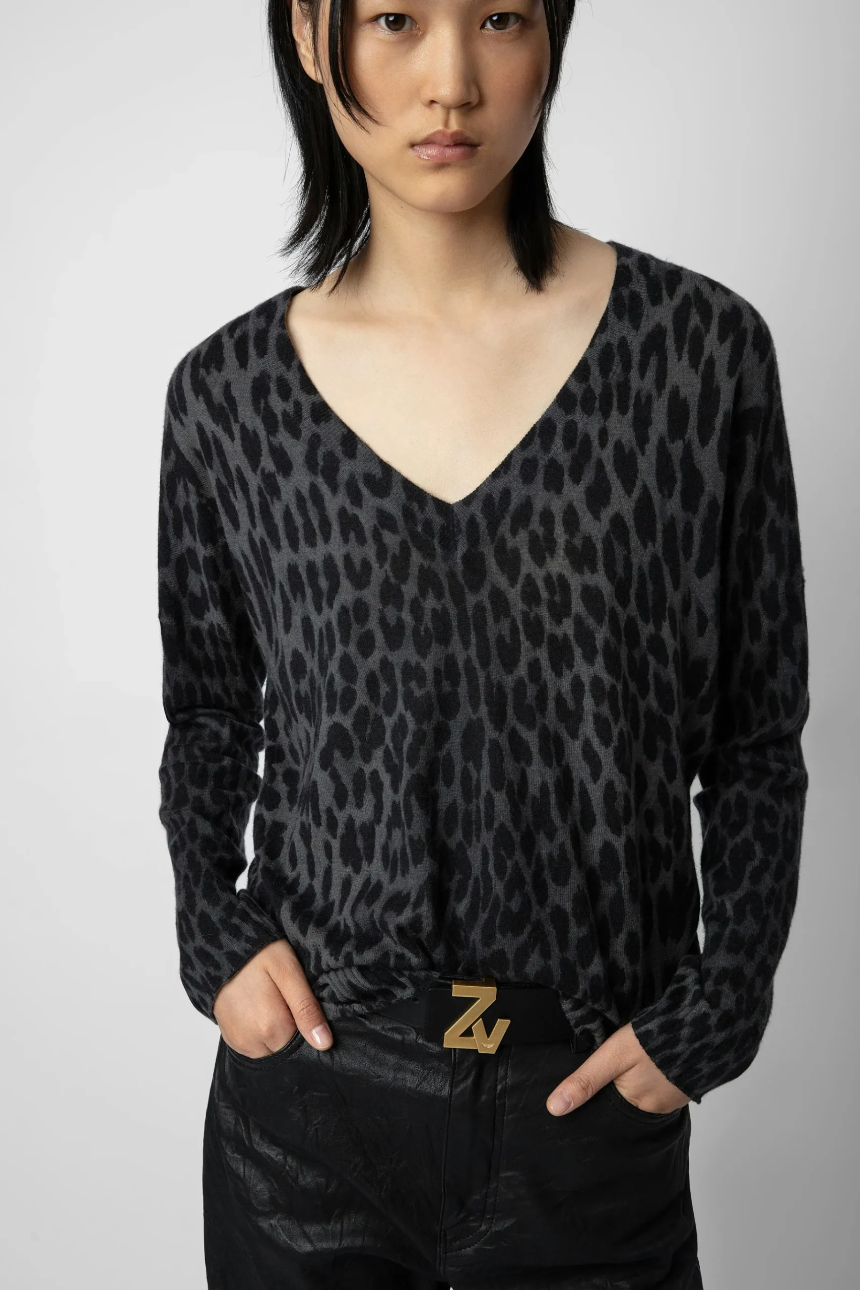 Pulls Et Gilets^Zadig & Voltaire Pull En Cachemire Leopard Brumy