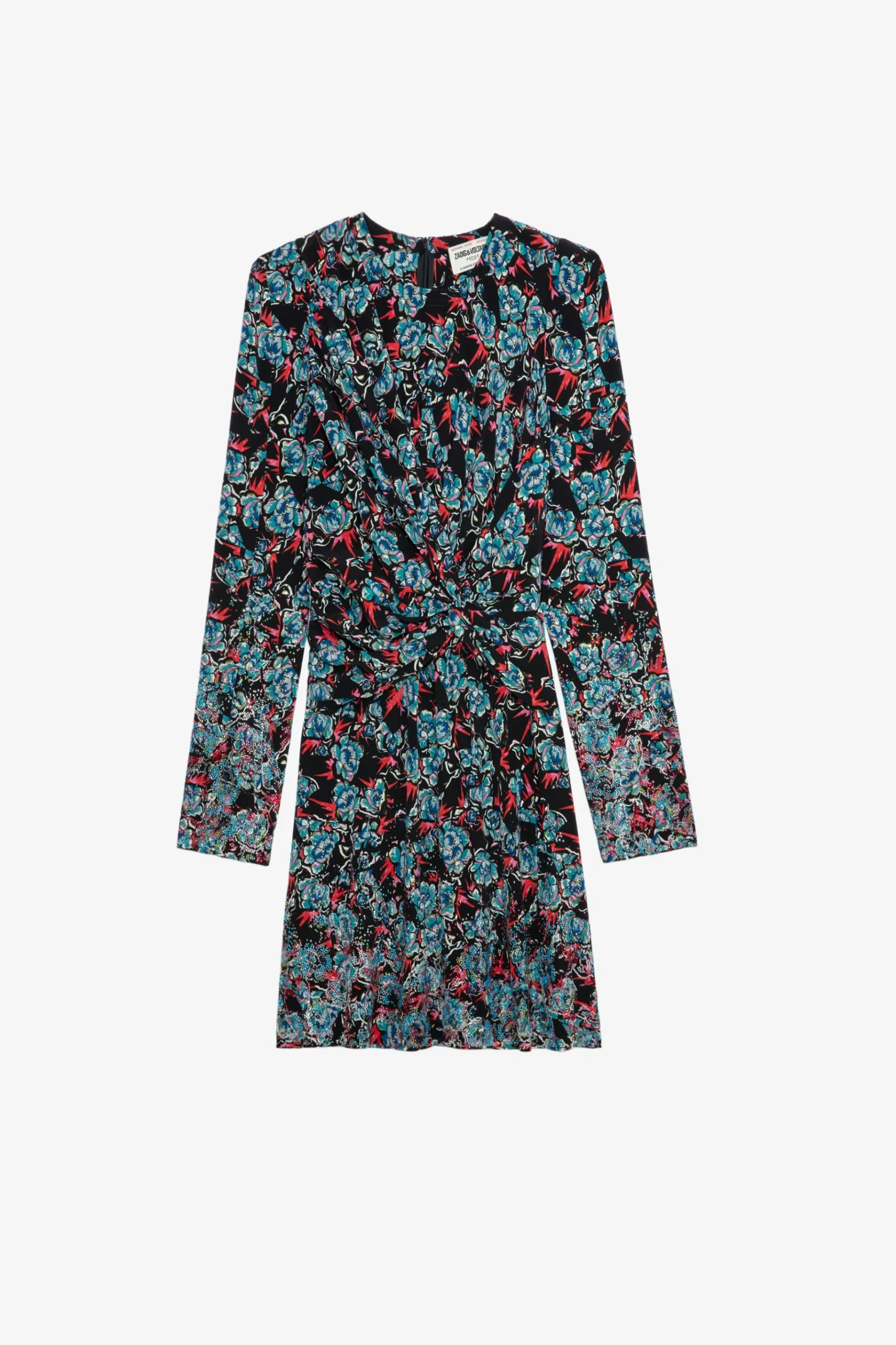 Robes Et Jupes^Zadig & Voltaire Robe En Soie A Strass Radar Thunder