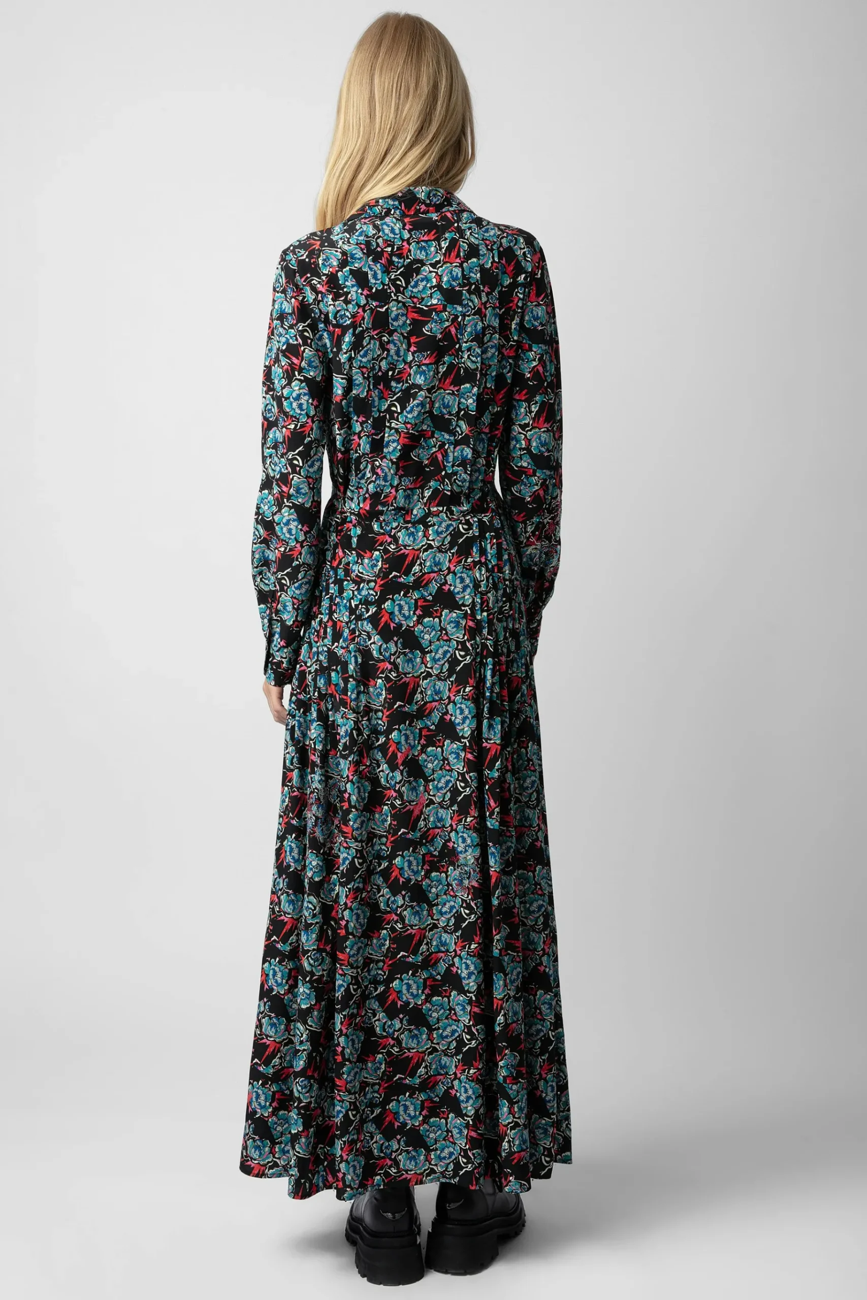 Robes Et Jupes^Zadig & Voltaire Robe En Soie A Strass Reward Thunder