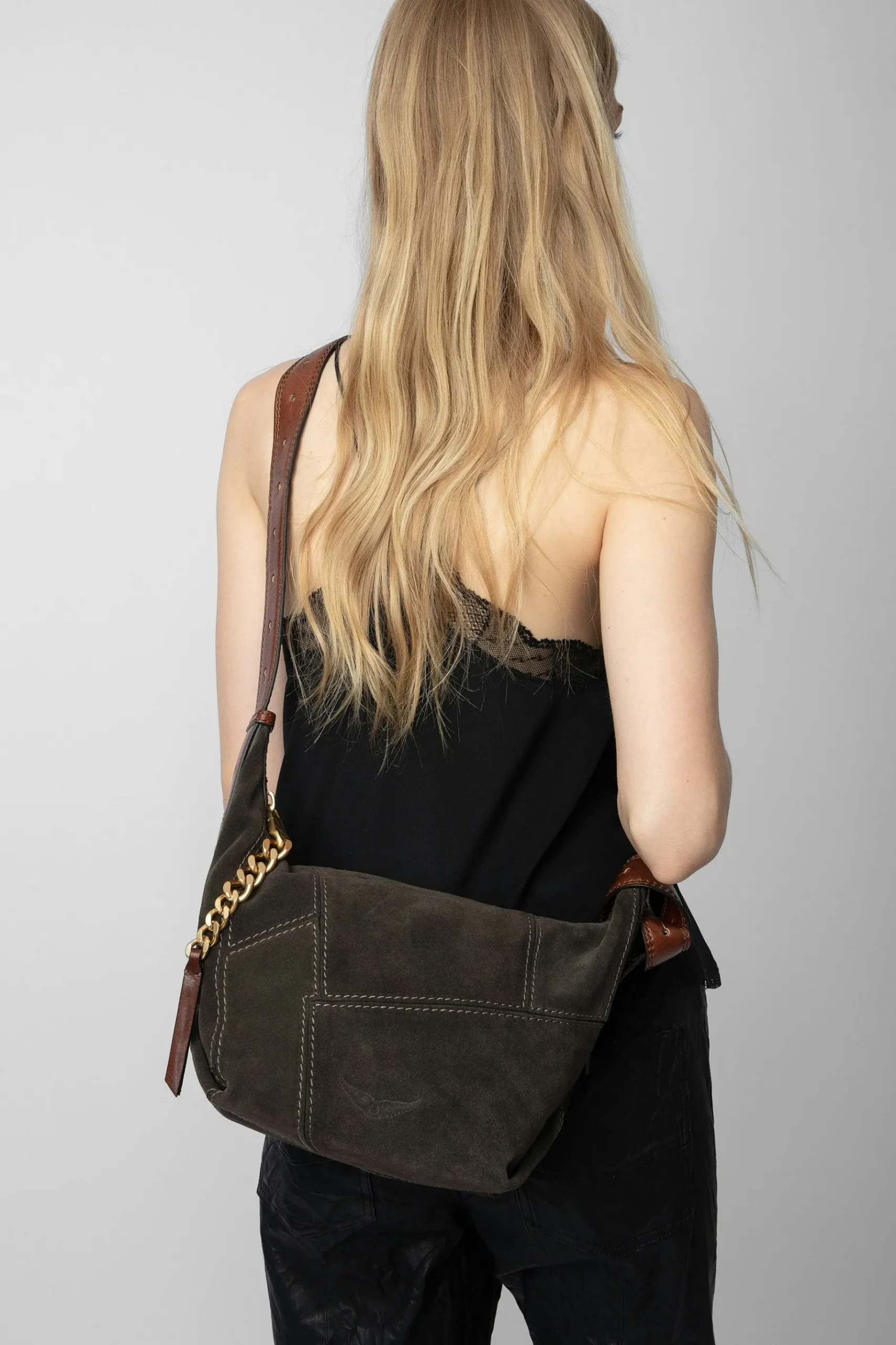 Sacs À Main^Zadig & Voltaire Sac Patchwork En Daim Le Cecilia