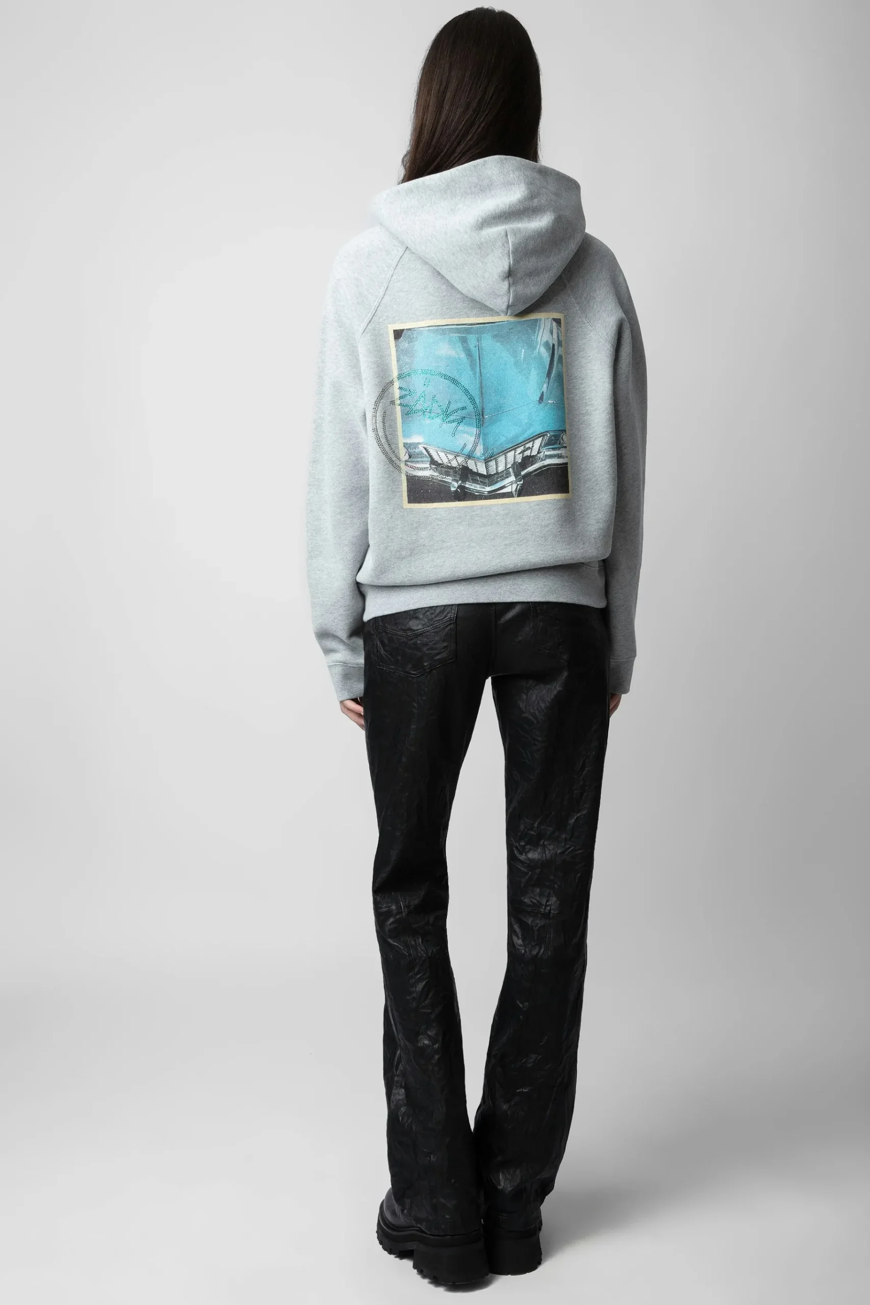 Sweat-Shirts^Zadig & Voltaire Sweat A Capuche A Imprime Photo Georgy Diamante