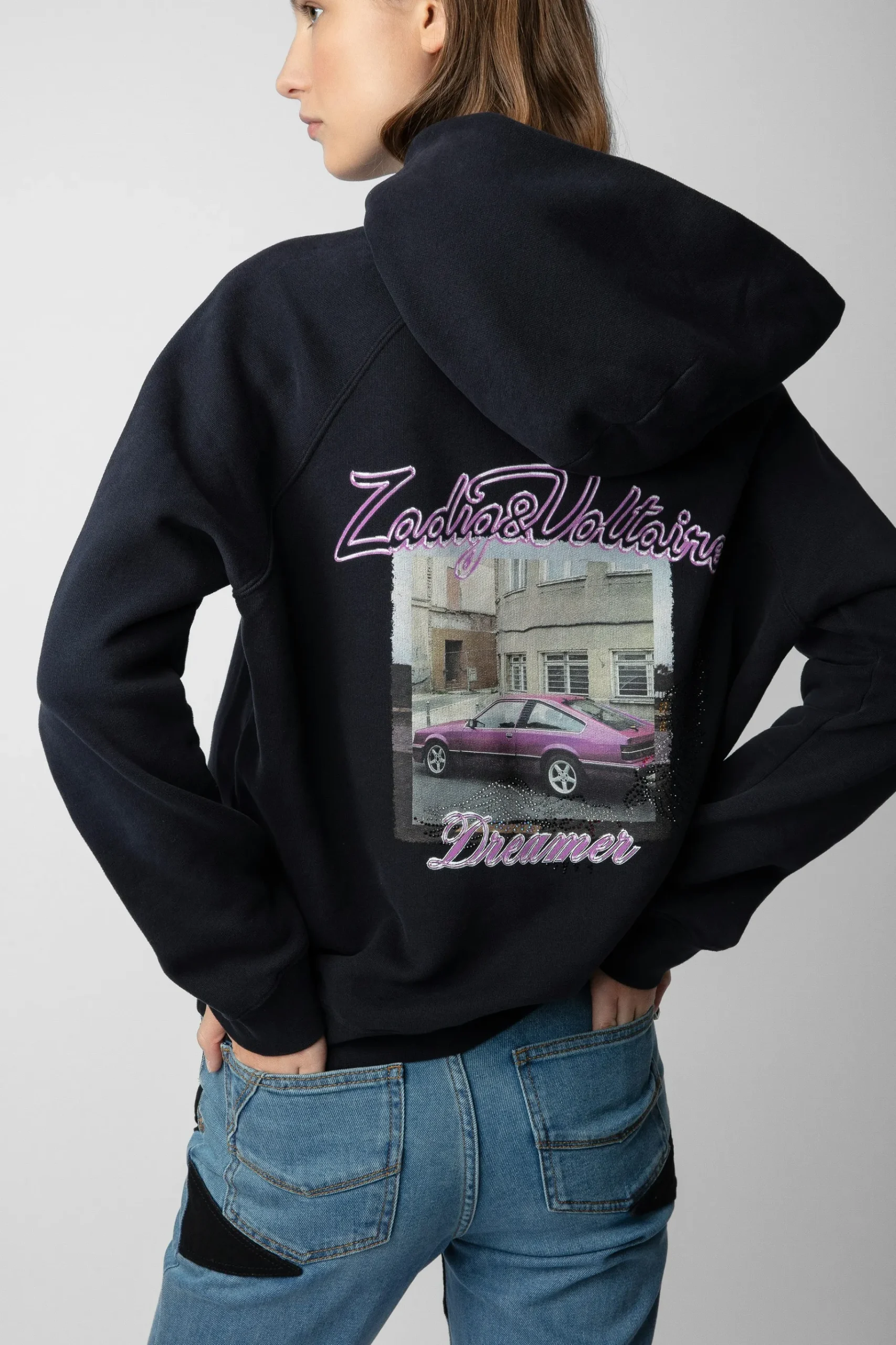 Sweat-Shirts^Zadig & Voltaire Sweat A Capuche Avec Impression Photo Georgy