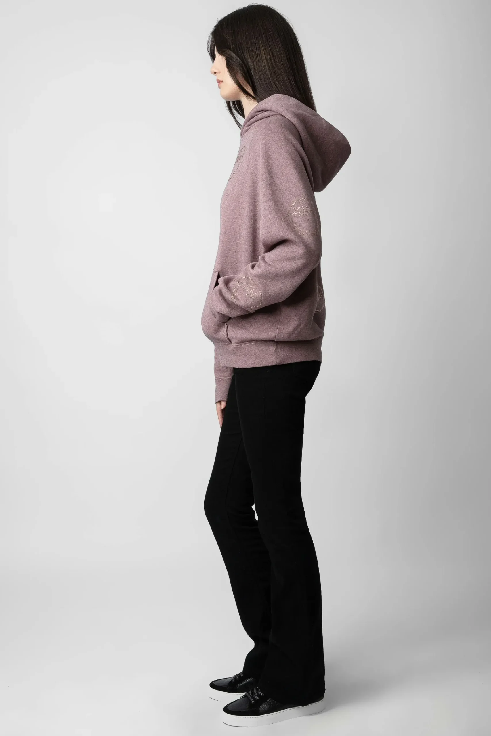 Sweat-Shirts^Zadig & Voltaire Sweat A Capuche Georgy Diamante
