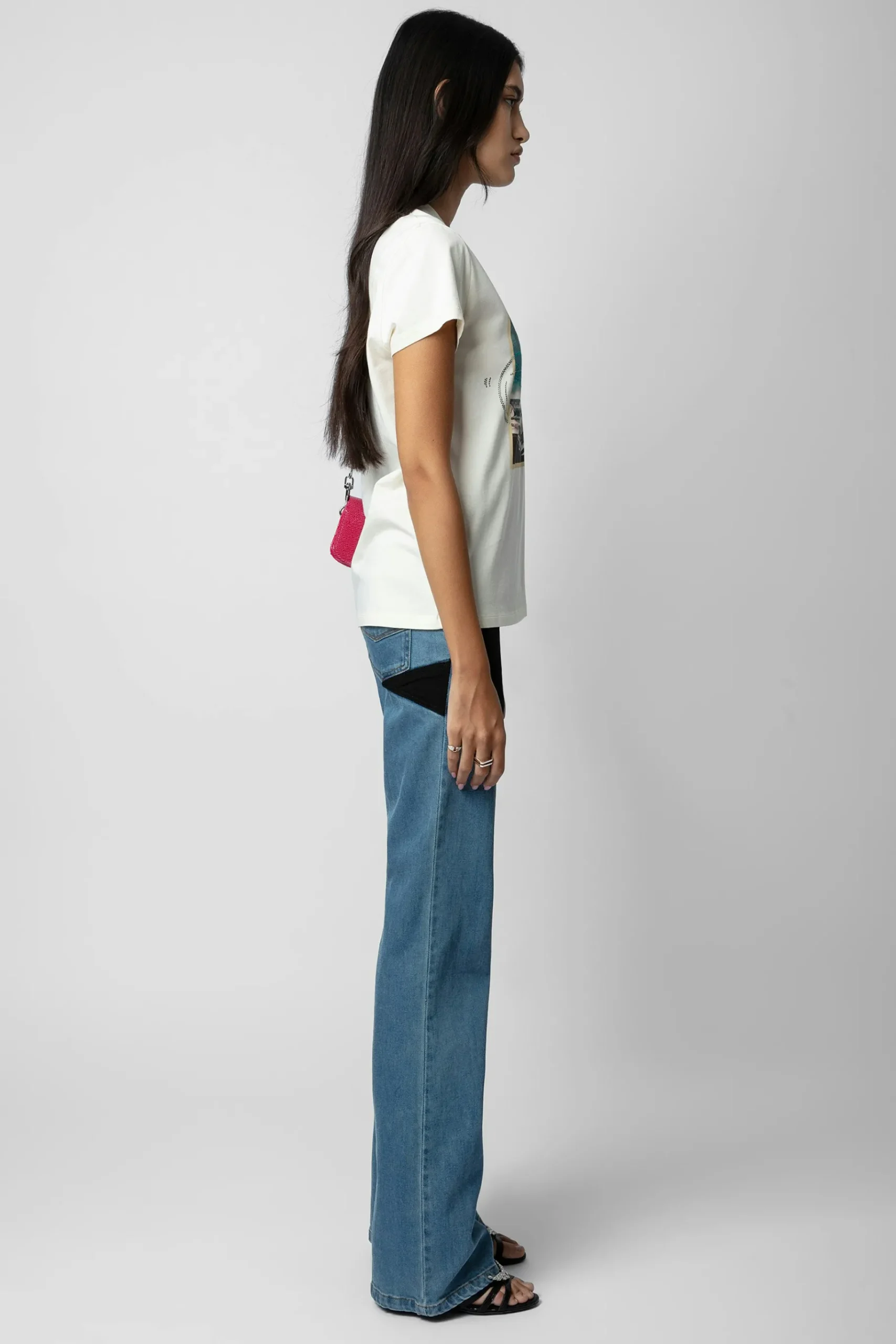 T-Shirts^Zadig & Voltaire T-Shirt A Imprime Photo Zoe Diamante