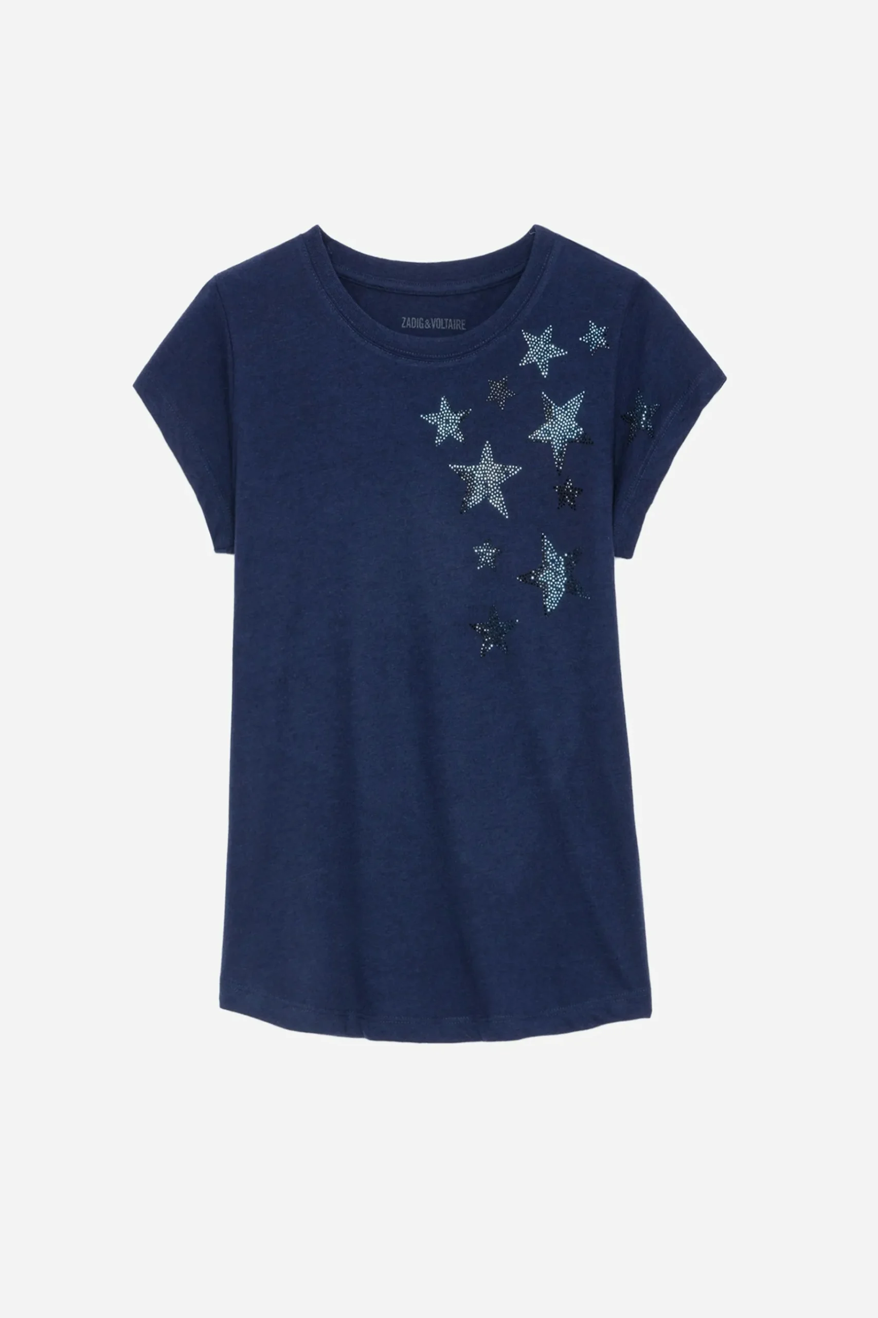 T-Shirts^Zadig & Voltaire T-Shirt Skinny Etoiles Strass
