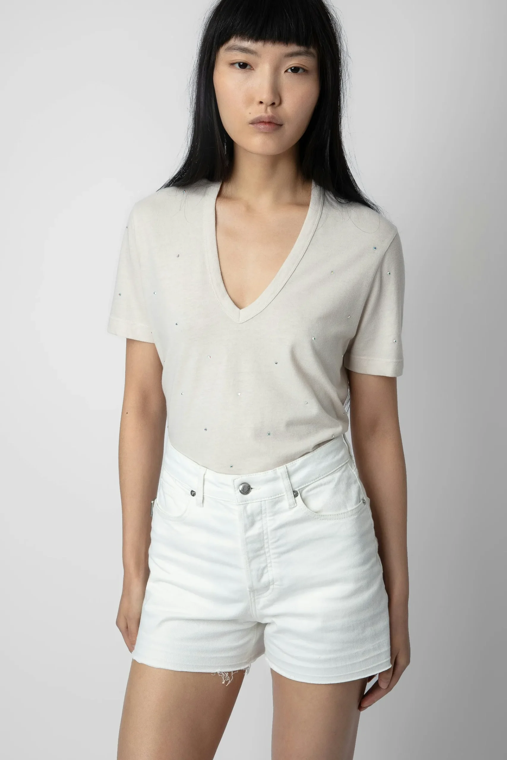 T-Shirts^Zadig & Voltaire T-Shirt Wassa Diamante