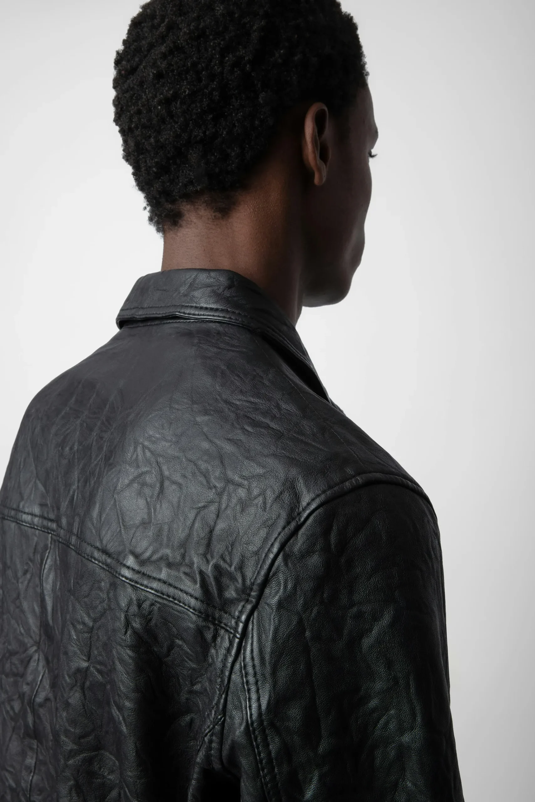 Manteaux Et Vestes^Zadig & Voltaire Veste En Cuir Froisse Lasso