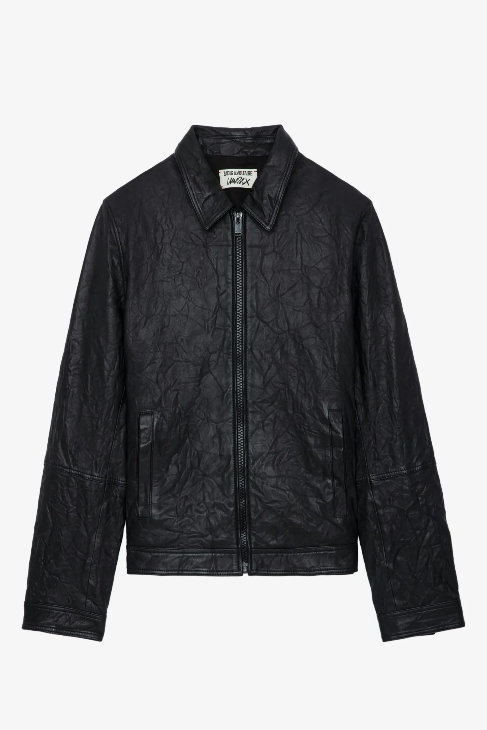 Manteaux Et Vestes^Zadig & Voltaire Veste En Cuir Froisse Lasso