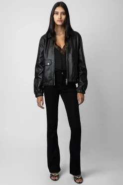 Manteaux Et Vestes^Zadig & Voltaire Veste En Cuir Lyssa