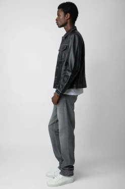 Manteaux Et Vestes^Zadig & Voltaire Veste En Cuir Vintage Lasso